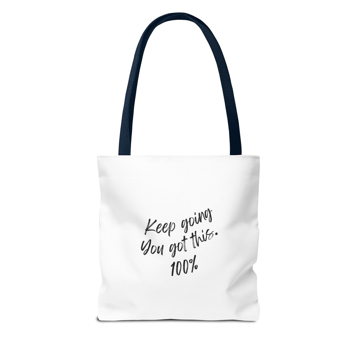 Unisex Positive Motivational Words of Encouragement Mental Health Awareness Reusable Tote Bag