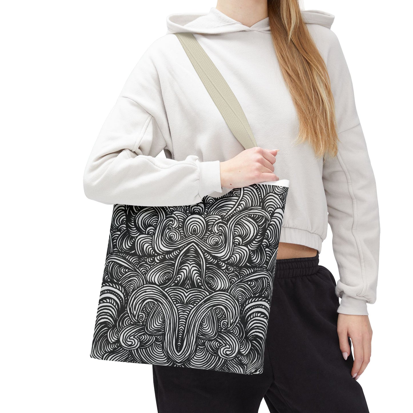 Unisex Original Line Art All Over Print Tote Bag - Mirage