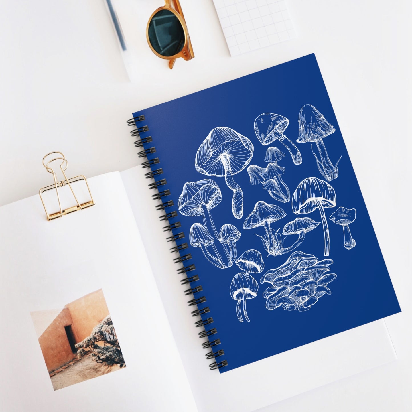Mushroom Lover Fungi Print Toadstool Spiral Notebook