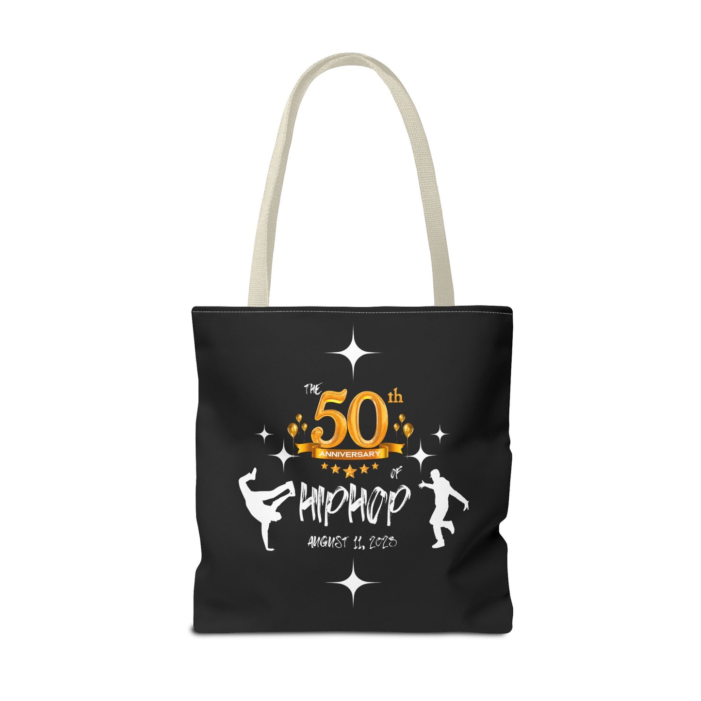 Unisex 50th Anniversary of HipHop August 11, 2023 Commemorative Tote Bag HipHop Anniversary Tote Music Fan Tote Bag Gift For DJ Music Lover