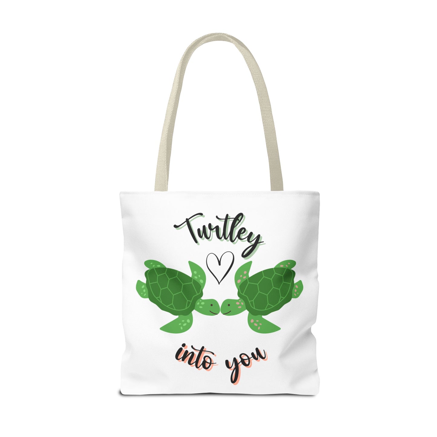 Unisex Cute Turtle Lover Turtley Into You Tote Bag