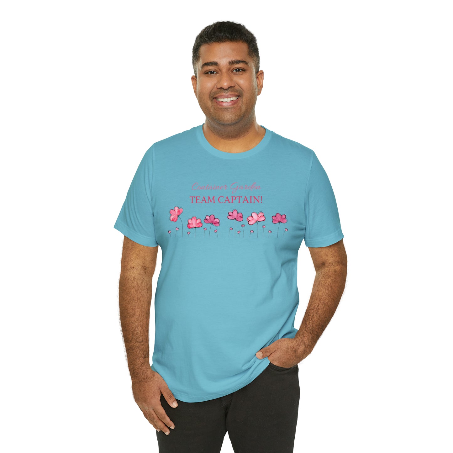 Unisex Gardening Shirt, Container Garden Team Captain T-Shirt