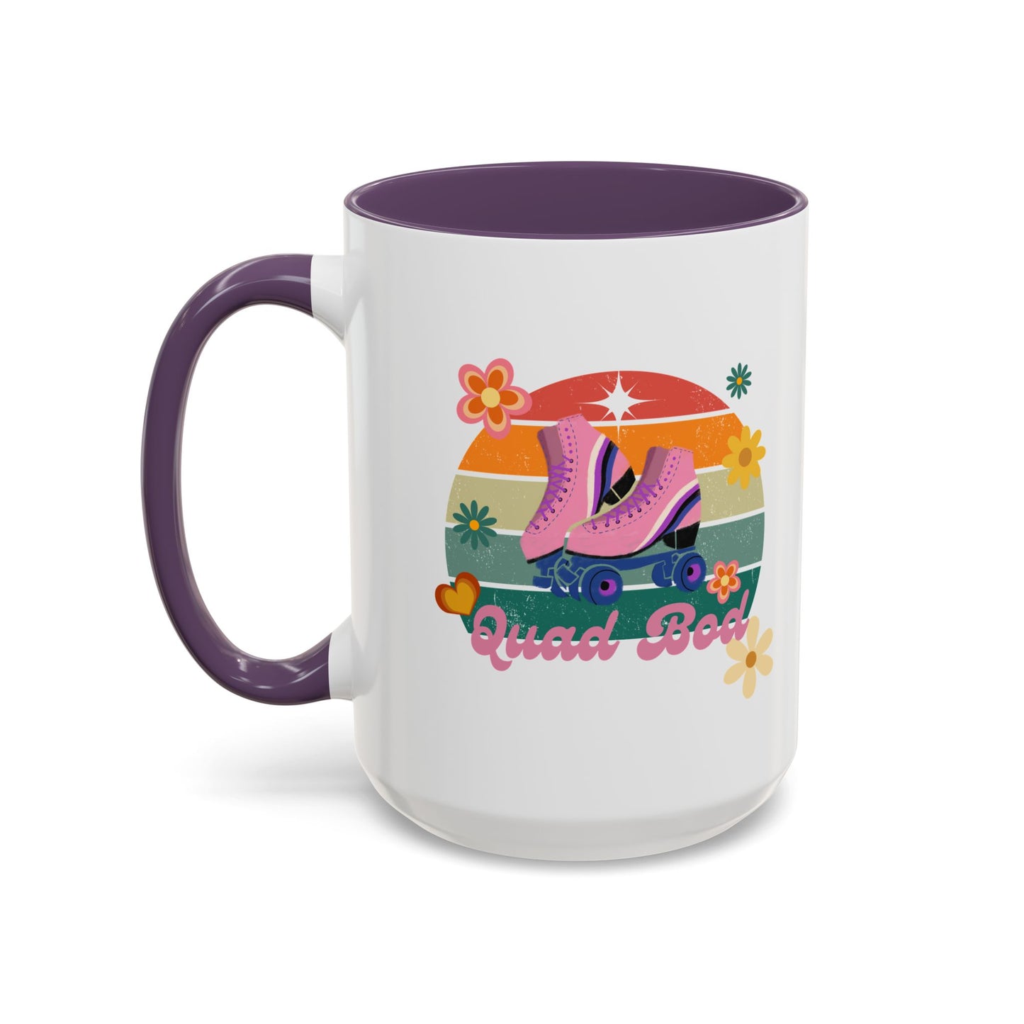 11oz/15oz Retro Vibes Roller Skate Quad Bod Coffee Mug