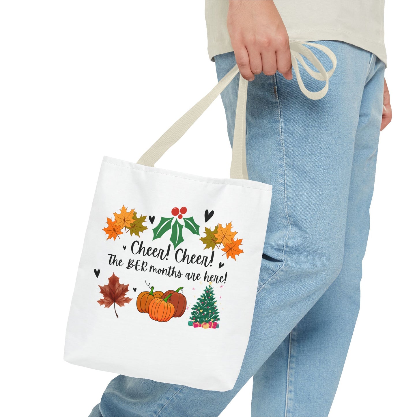 Unisex BER Months Tote Bag Autumn Fall September October November December Tote Bag Favorite Months Tote Bag