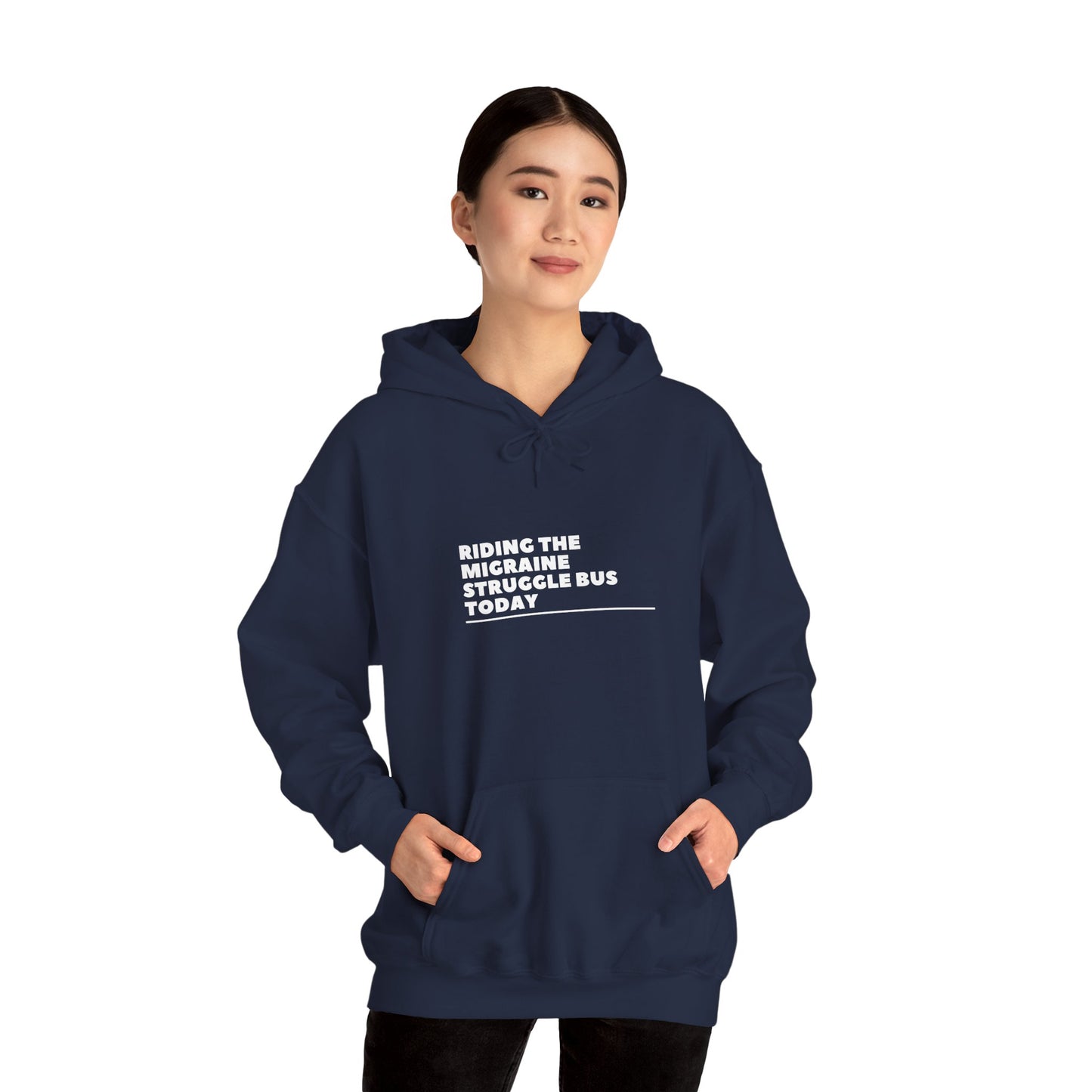 Unisex Migraine Day Invisible Illness Warrior Hooded Sweatshirt