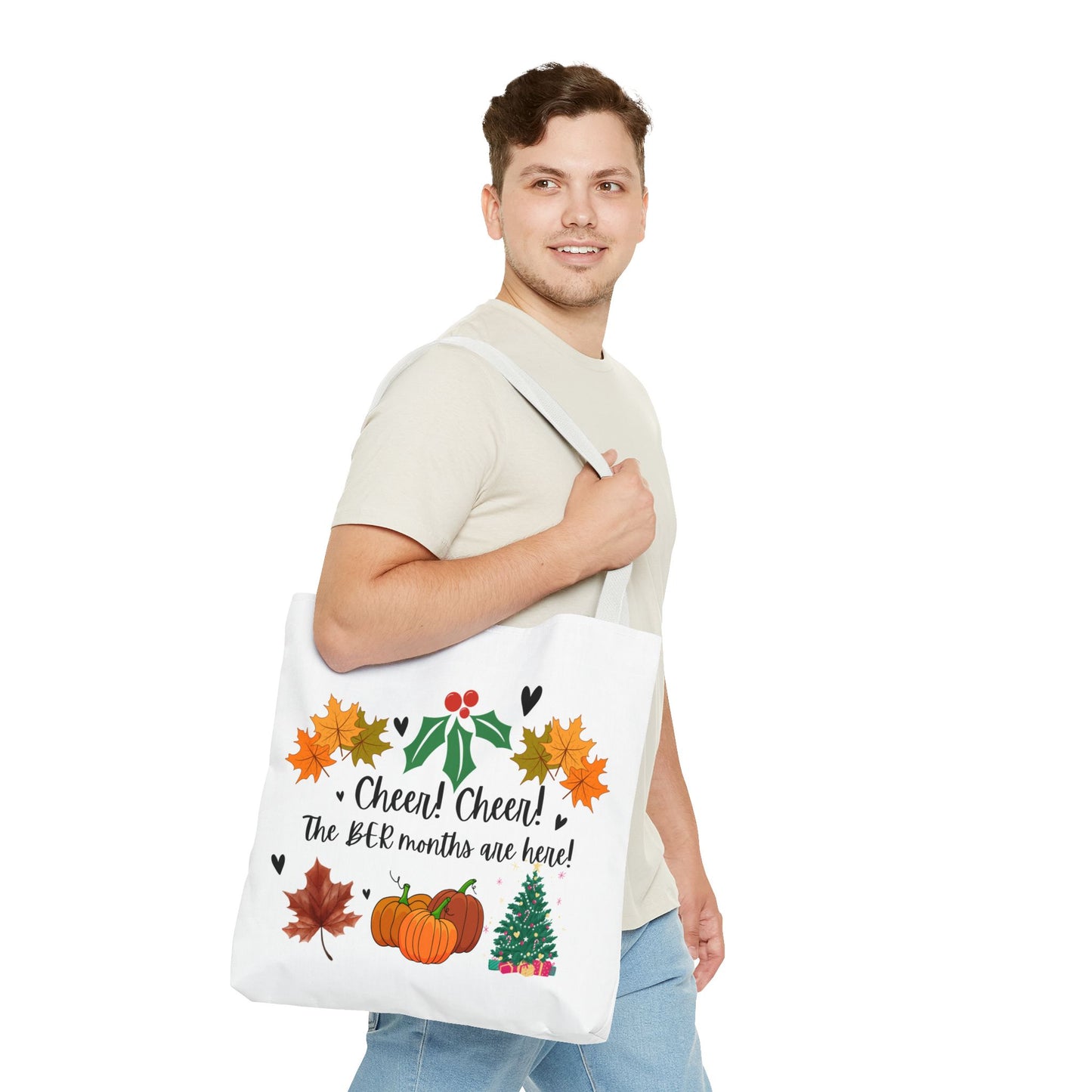 Unisex BER Months Tote Bag Autumn Fall September October November December Tote Bag Favorite Months Tote Bag