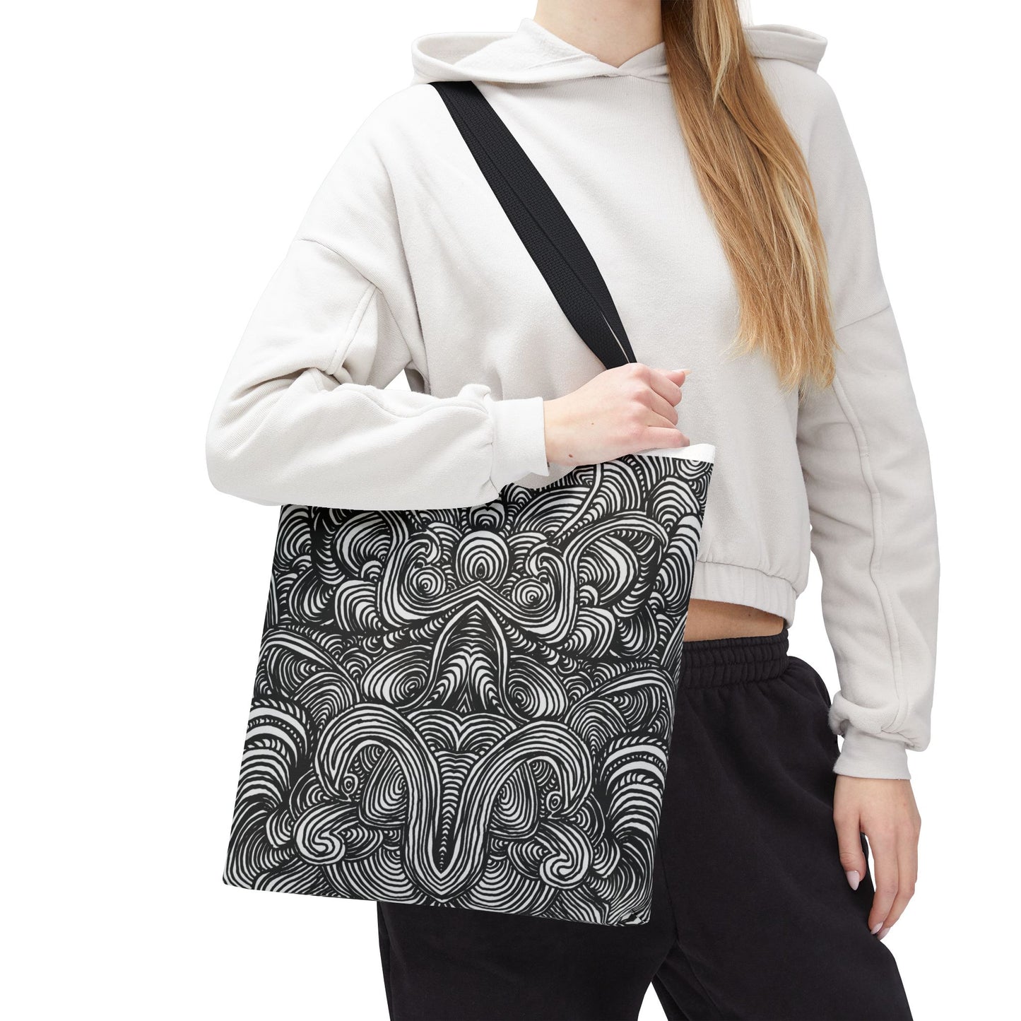 Unisex Original Line Art All Over Print Tote Bag - Mirage