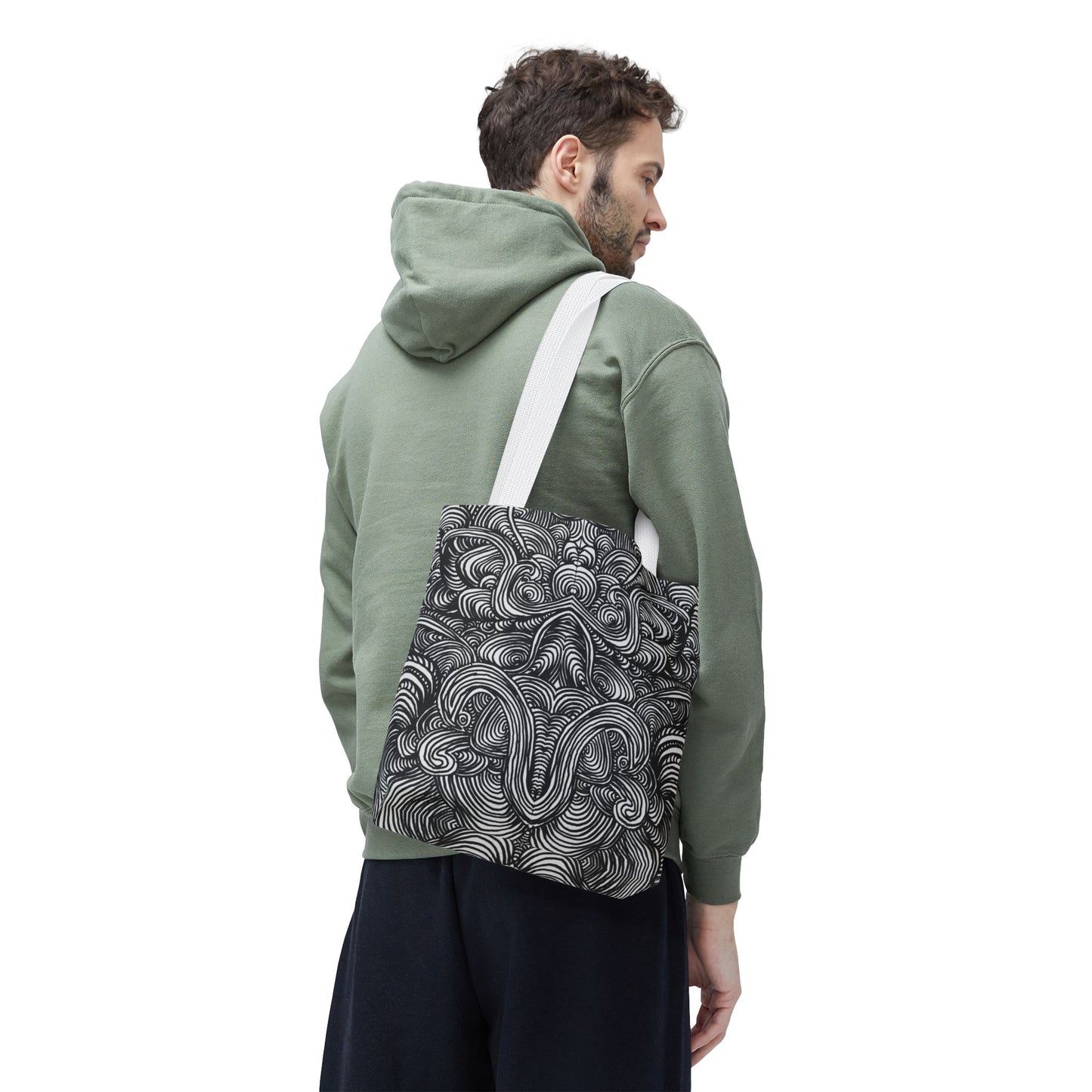 Unisex Original Line Art All Over Print Tote Bag - Mirage