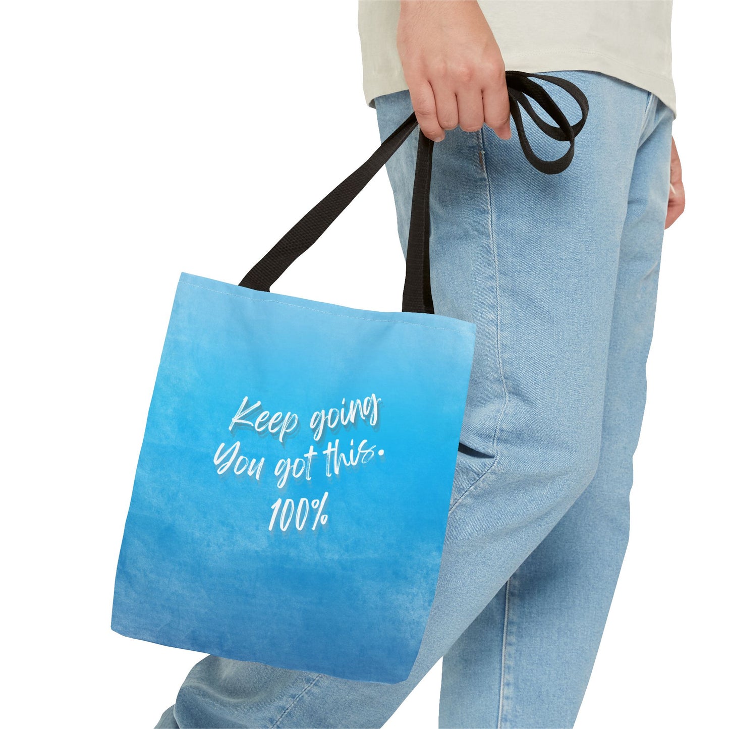 Unisex Motivational Tote Bag Words of Encouragement Mental Health Awareness Reusable Tote Bag