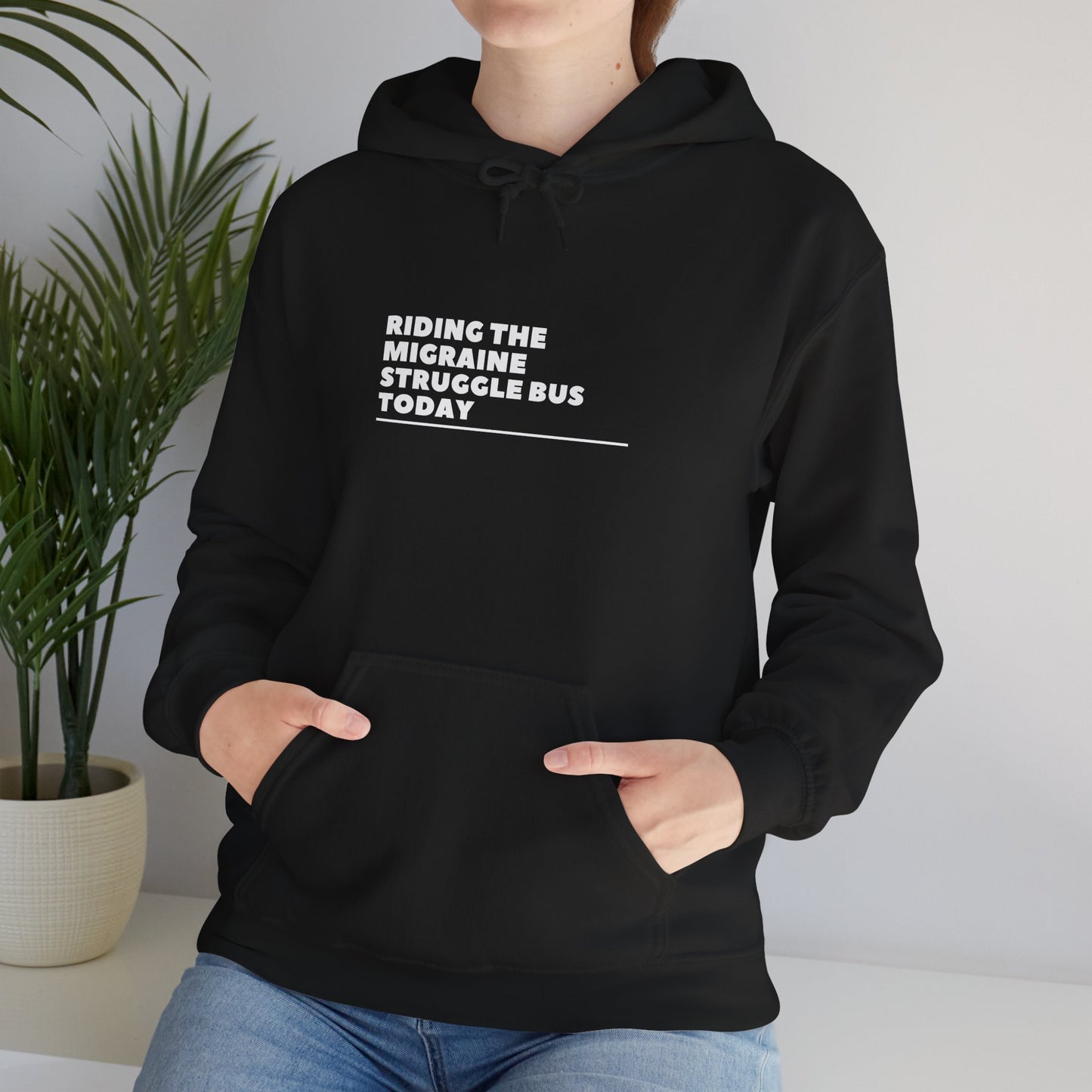 Unisex Migraine Day Invisible Illness Warrior Hooded Sweatshirt
