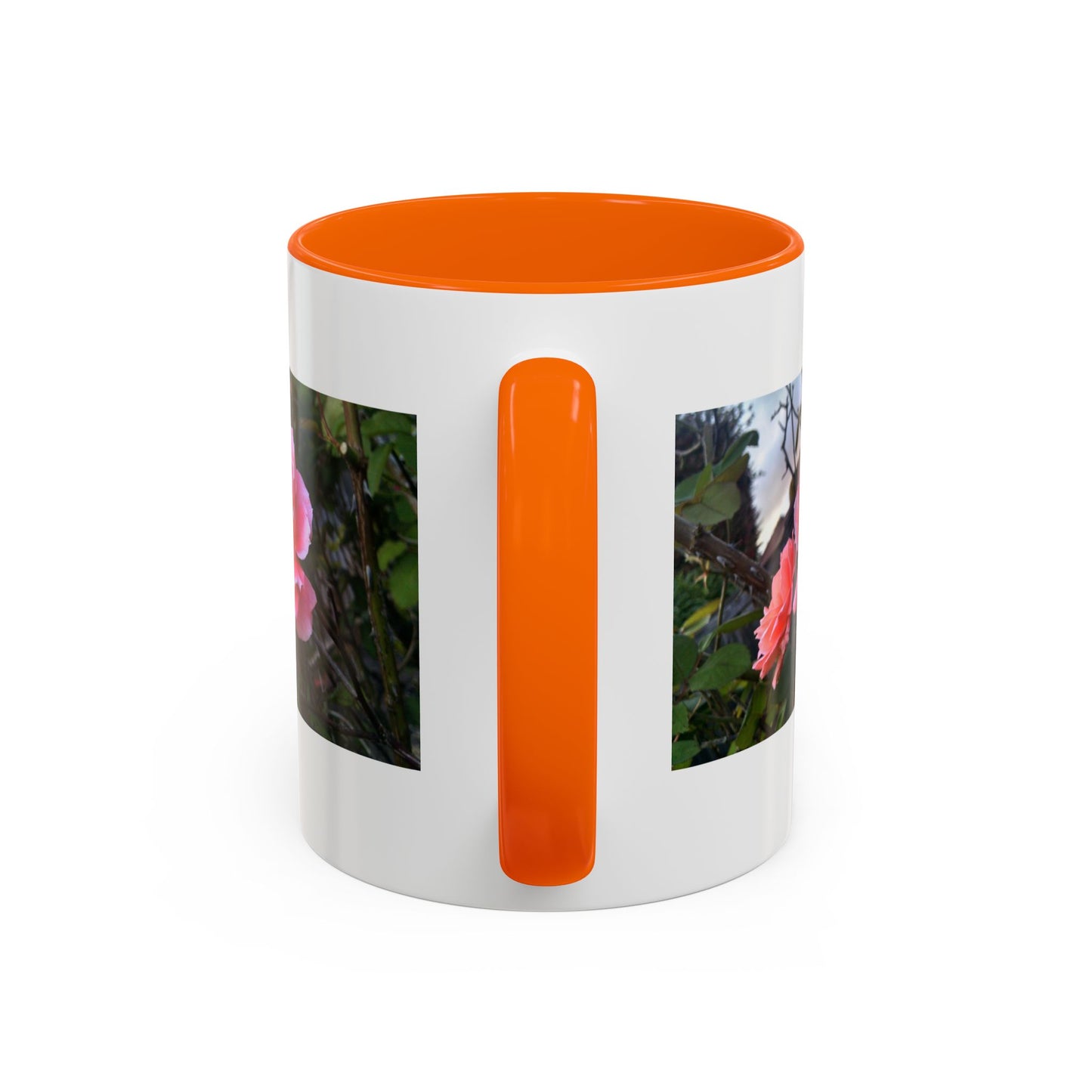 11oz/15oz Garden Themed Double Delight Rose Coffee Mug