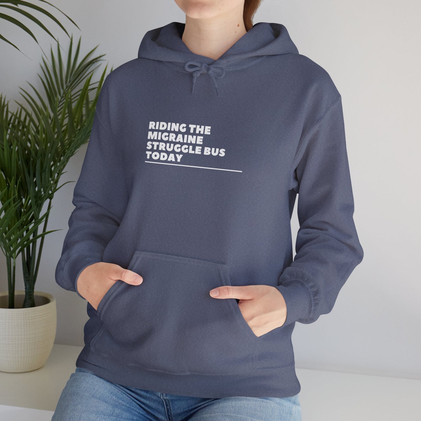 Unisex Migraine Day Invisible Illness Warrior Hooded Sweatshirt