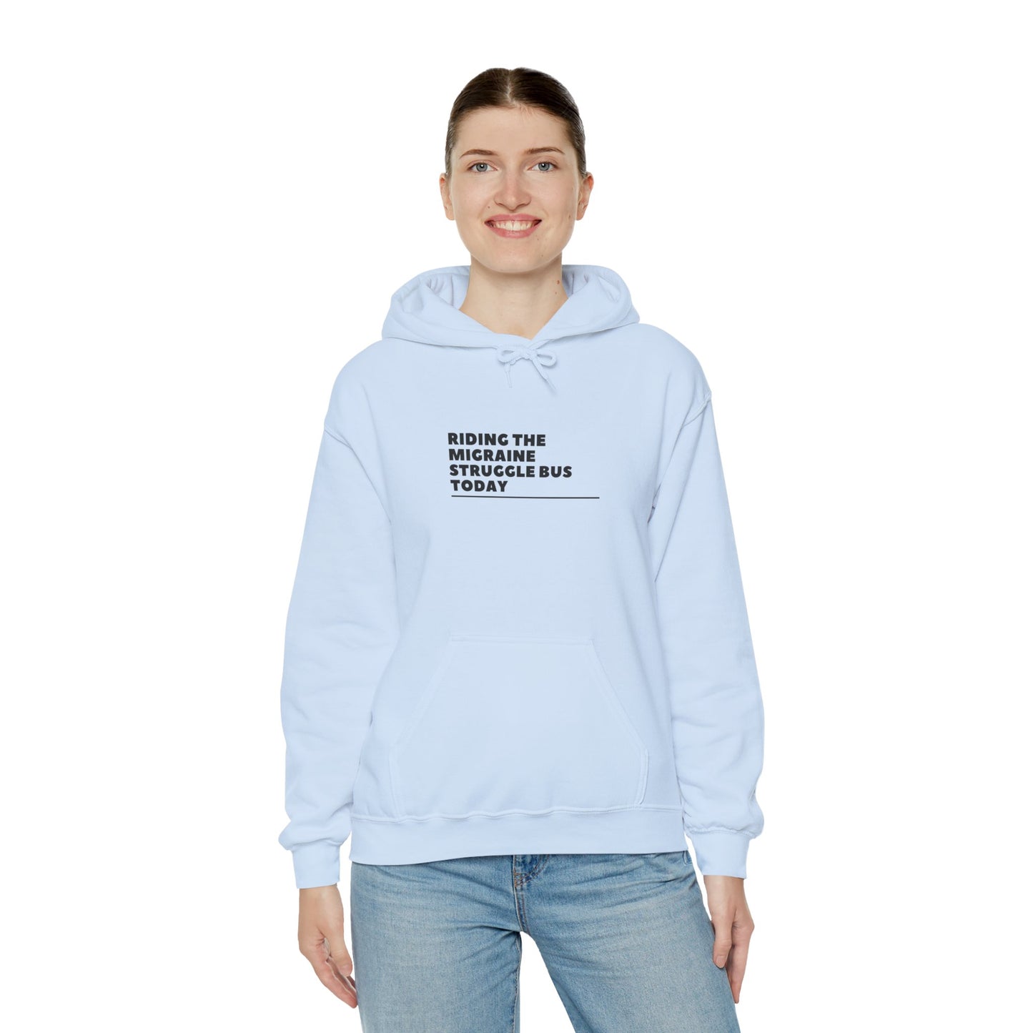 Unisex Migraine Day Invisible Illness Warrior Hooded Sweatshirt
