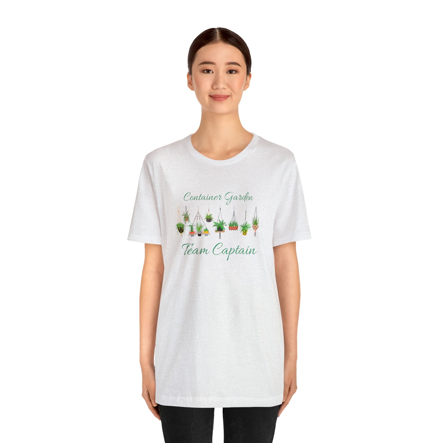 Unisex Garden Themed Container Garden Team Captain T-Shirt