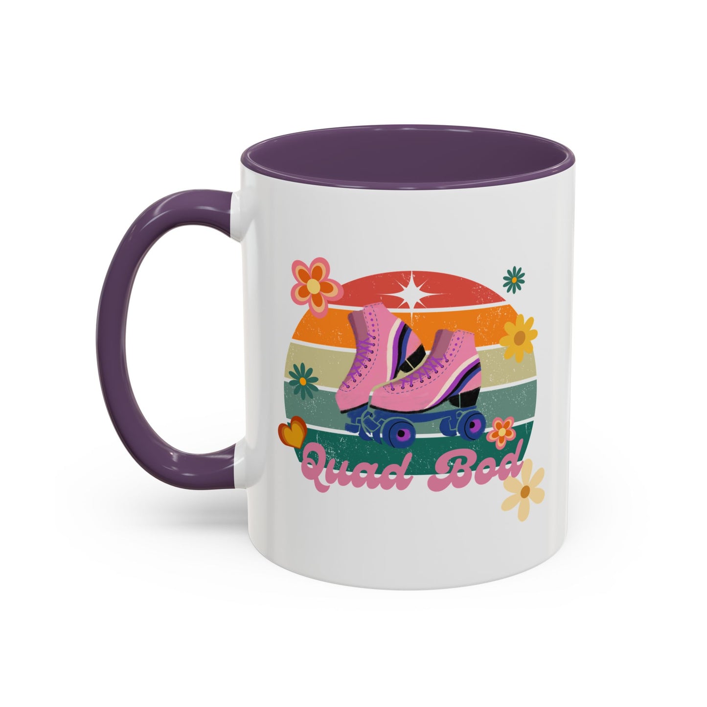 11oz/15oz Retro Vibes Roller Skate Quad Bod Coffee Mug