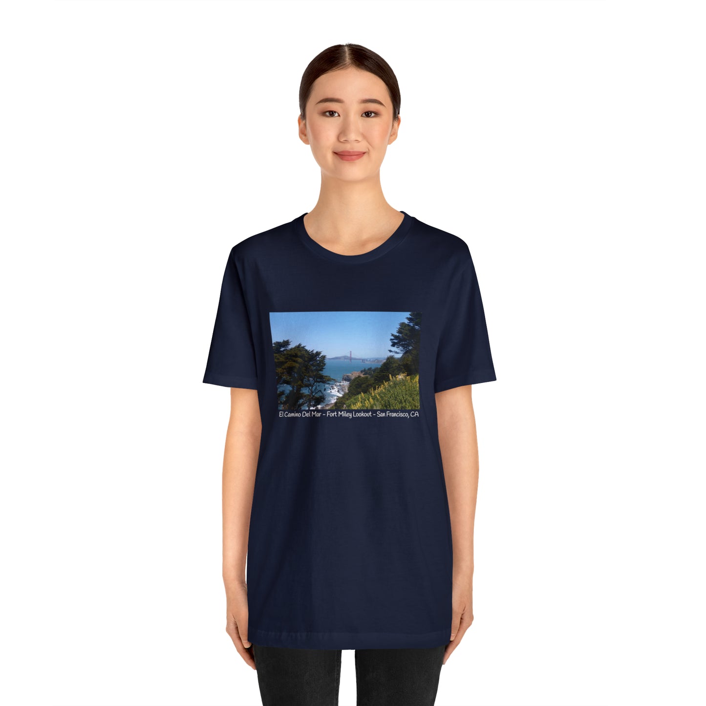 Unisex Jersey Short Sleeve El Camino Del Mar, San Francisco, California