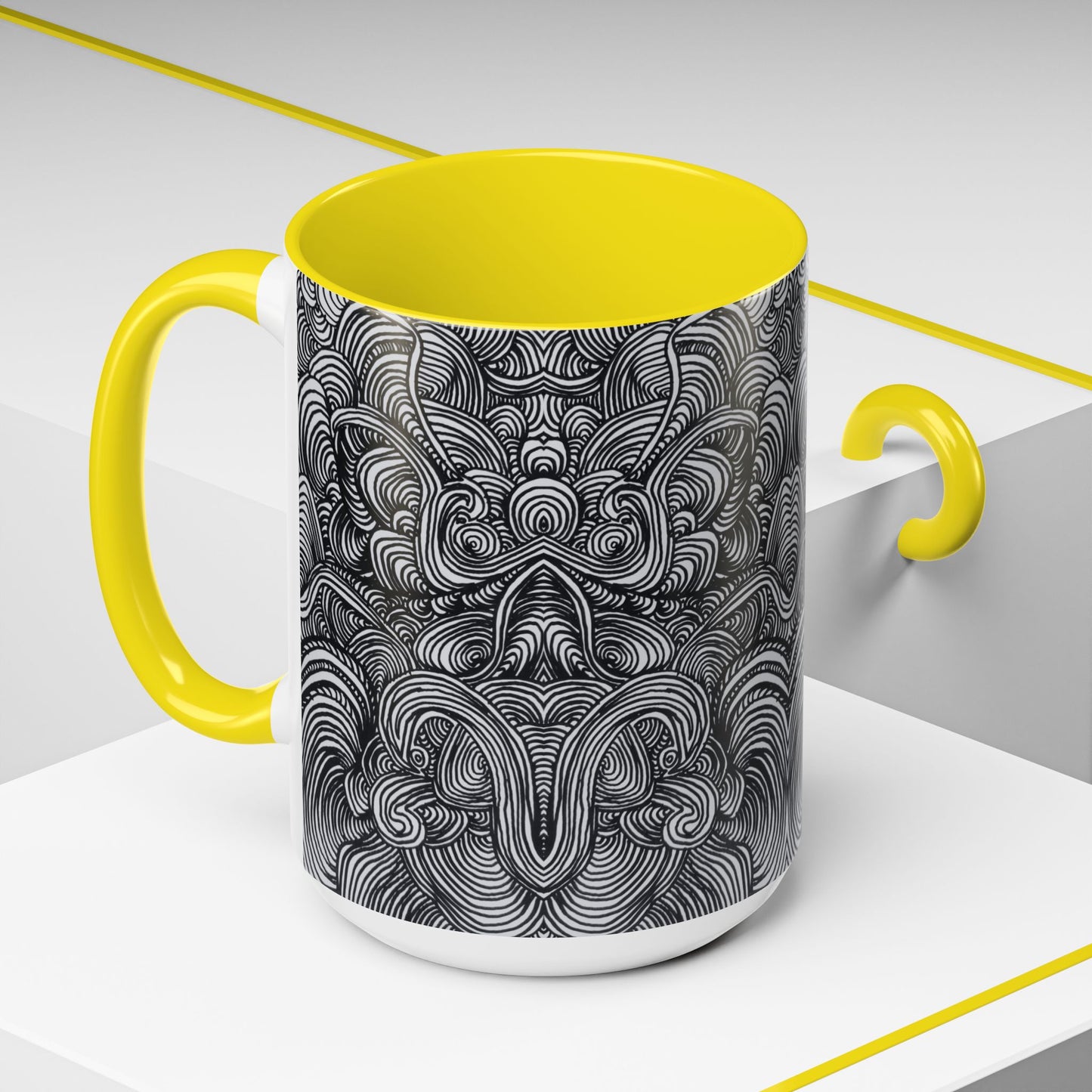 11oz/15oz Original Line Art Coffee Mug - Liquid