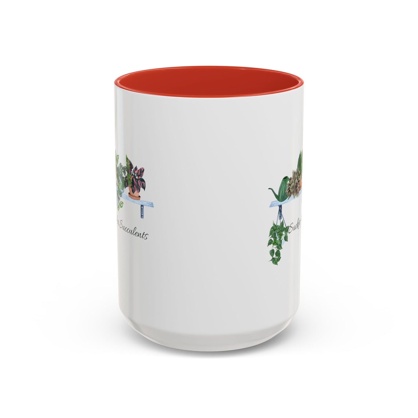 11oz/15oz Garden Themed Coffee Mug Sucker for Succulents