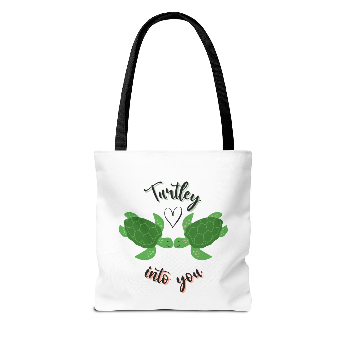Unisex Cute Turtle Lover Turtley Into You Tote Bag