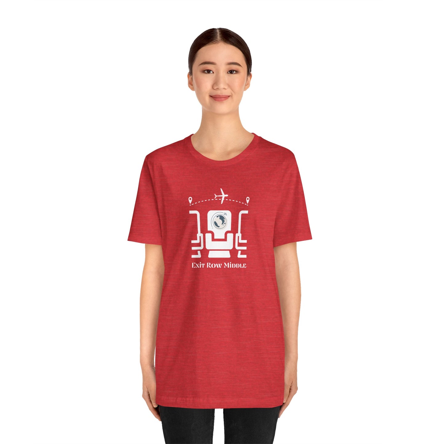 Unisex Jersey Short Sleeve Exit Row Middle Travel T-Shirt