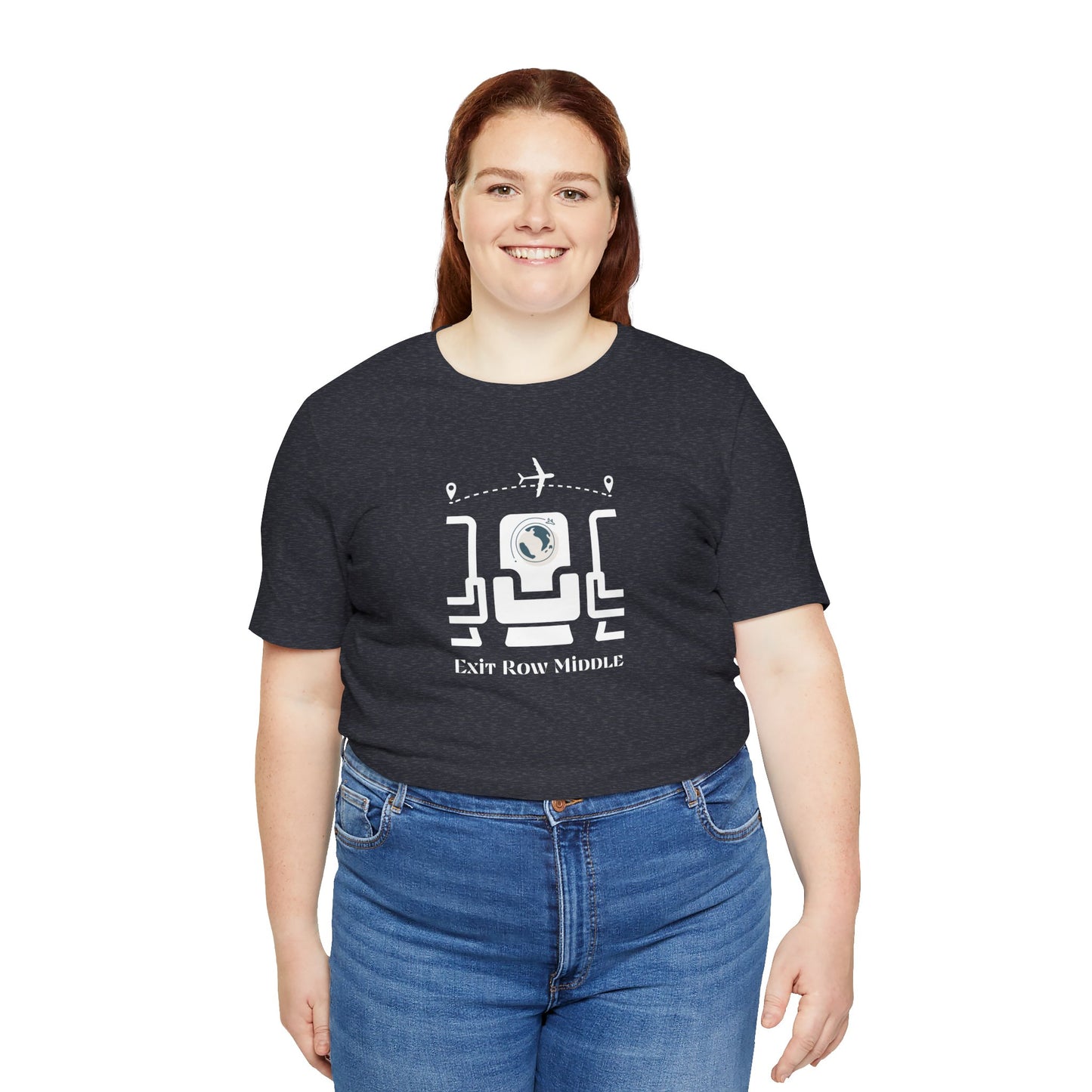 Unisex Jersey Short Sleeve Exit Row Middle Travel T-Shirt