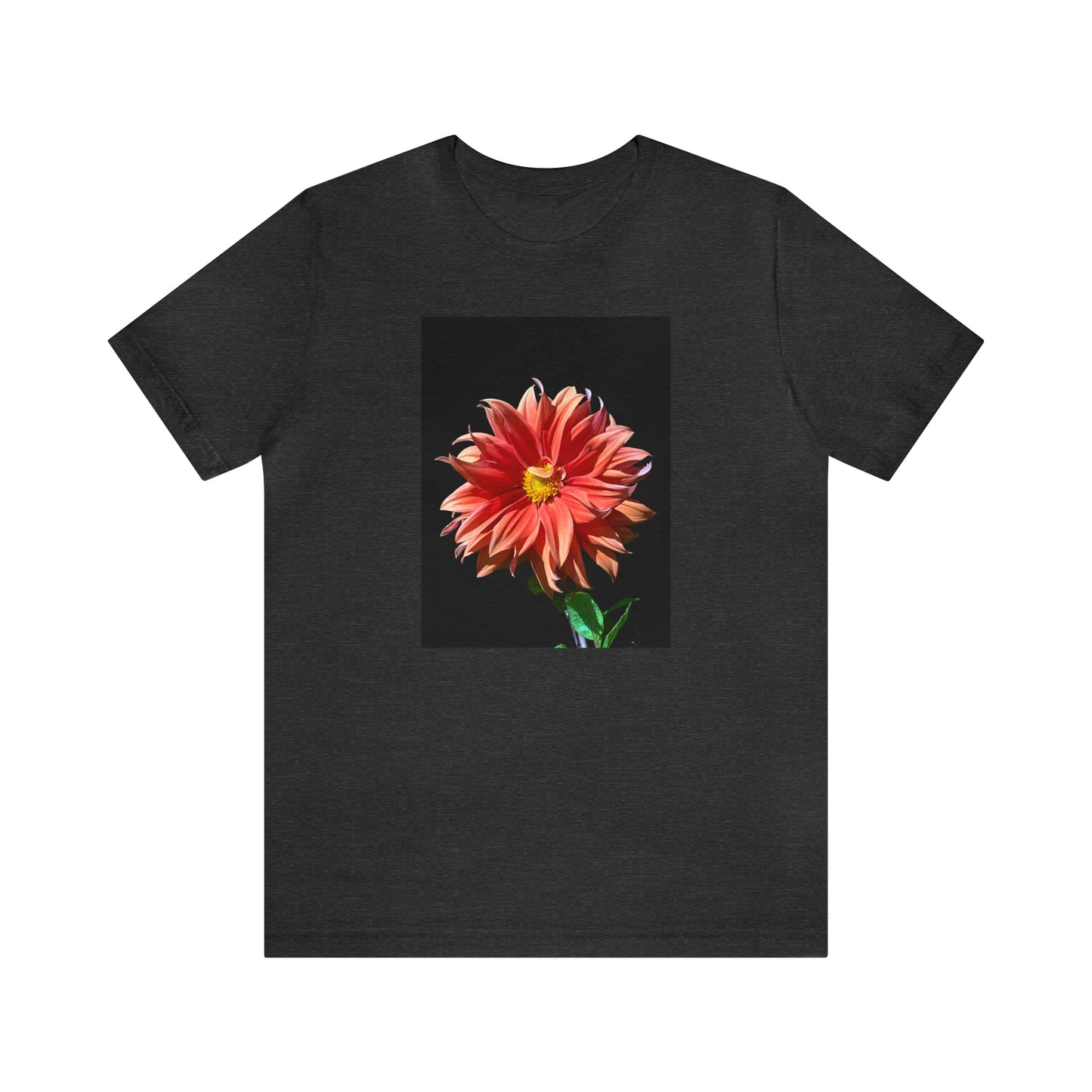 Unisex Jersey Short Sleeve Dahlia Flower T-Shirt