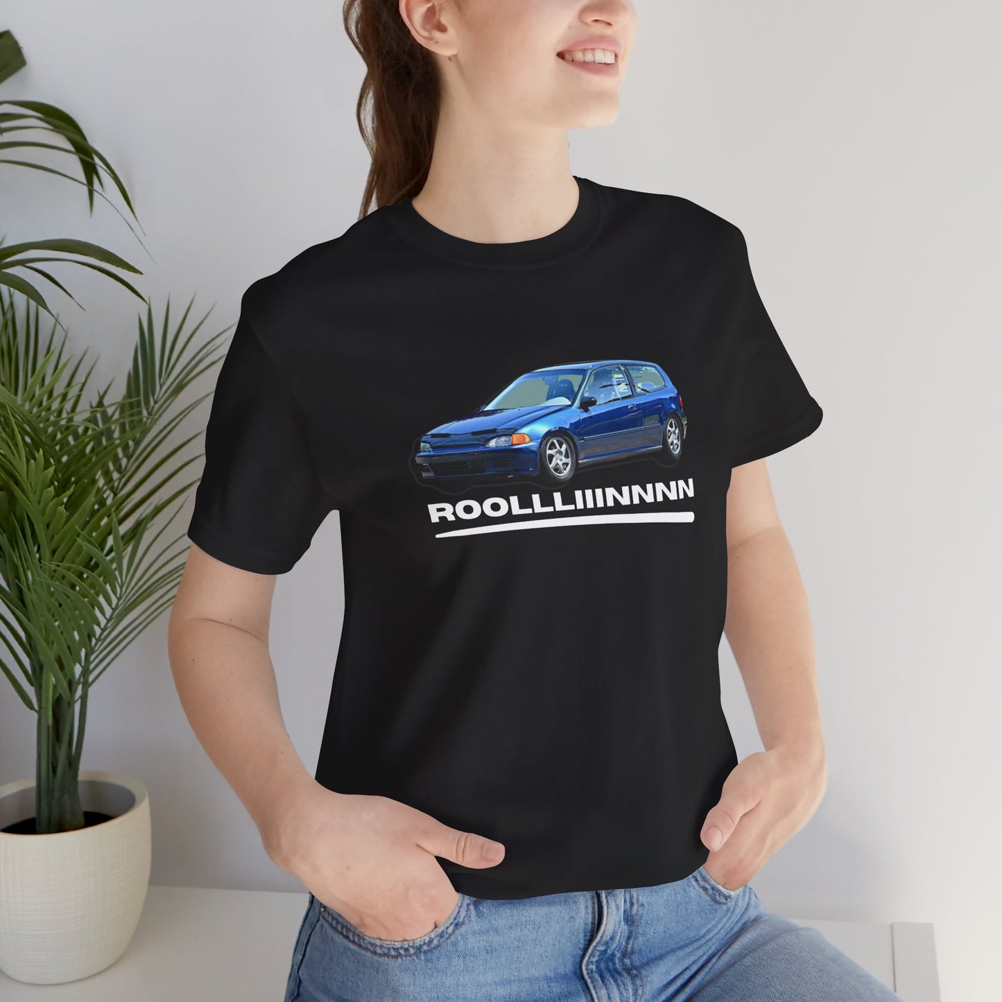 Unisex Jersey Short Sleeve Rolllllin Civic Hatchback Appreciation T-Shirt