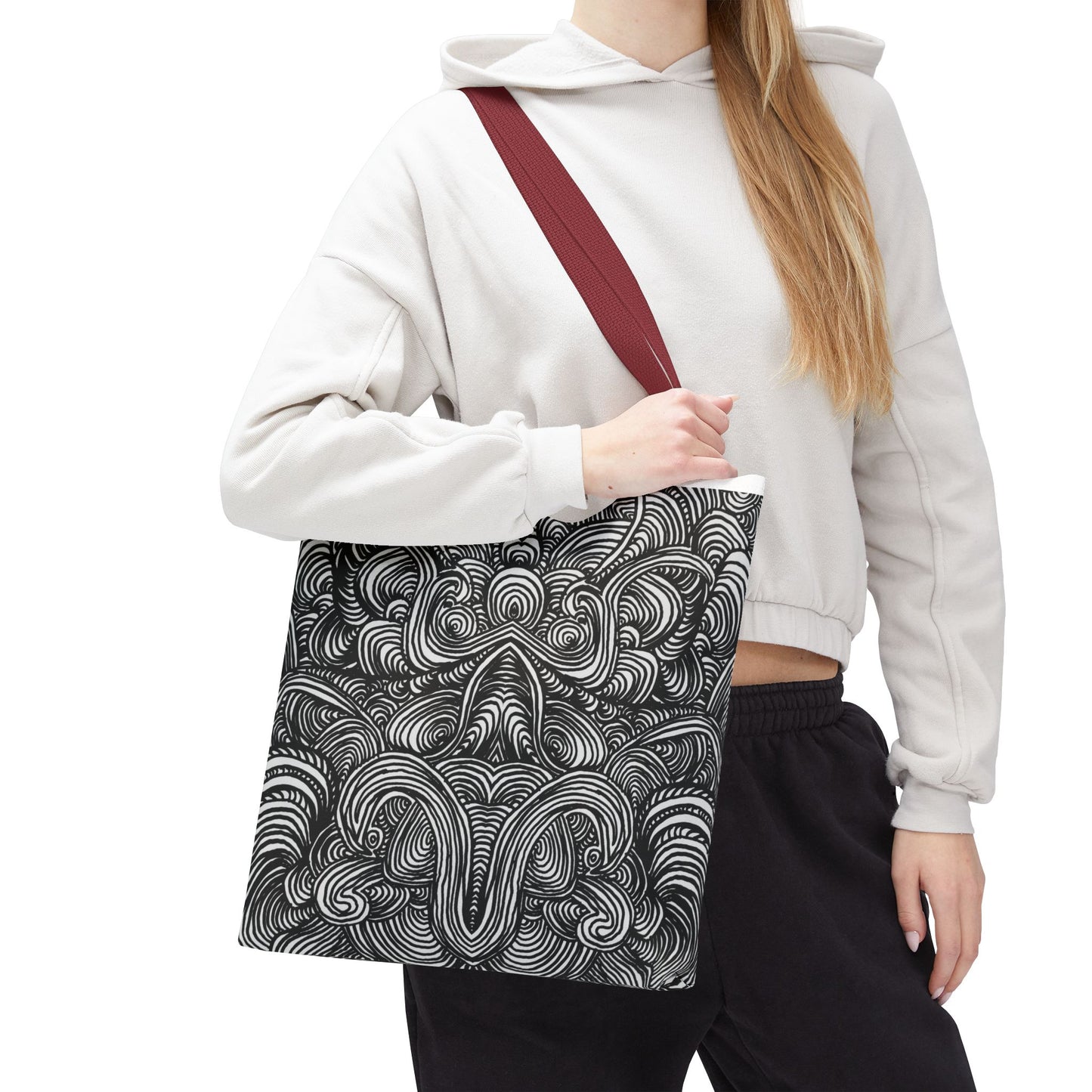 Unisex Original Line Art All Over Print Tote Bag - Mirage