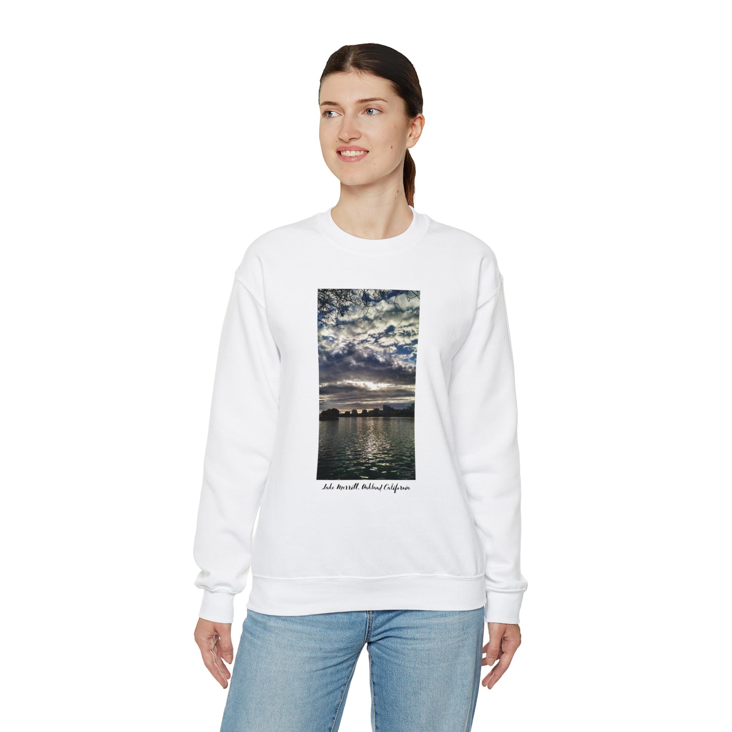 Unisex Landscape Sweatshirt Lake Merritt Oakland California Sweatshirt