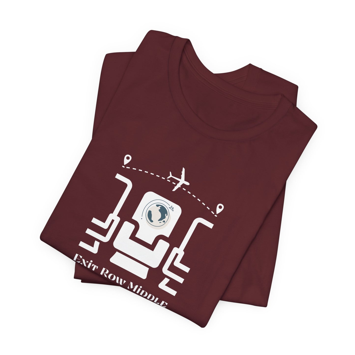 Unisex Jersey Short Sleeve Exit Row Middle Travel T-Shirt