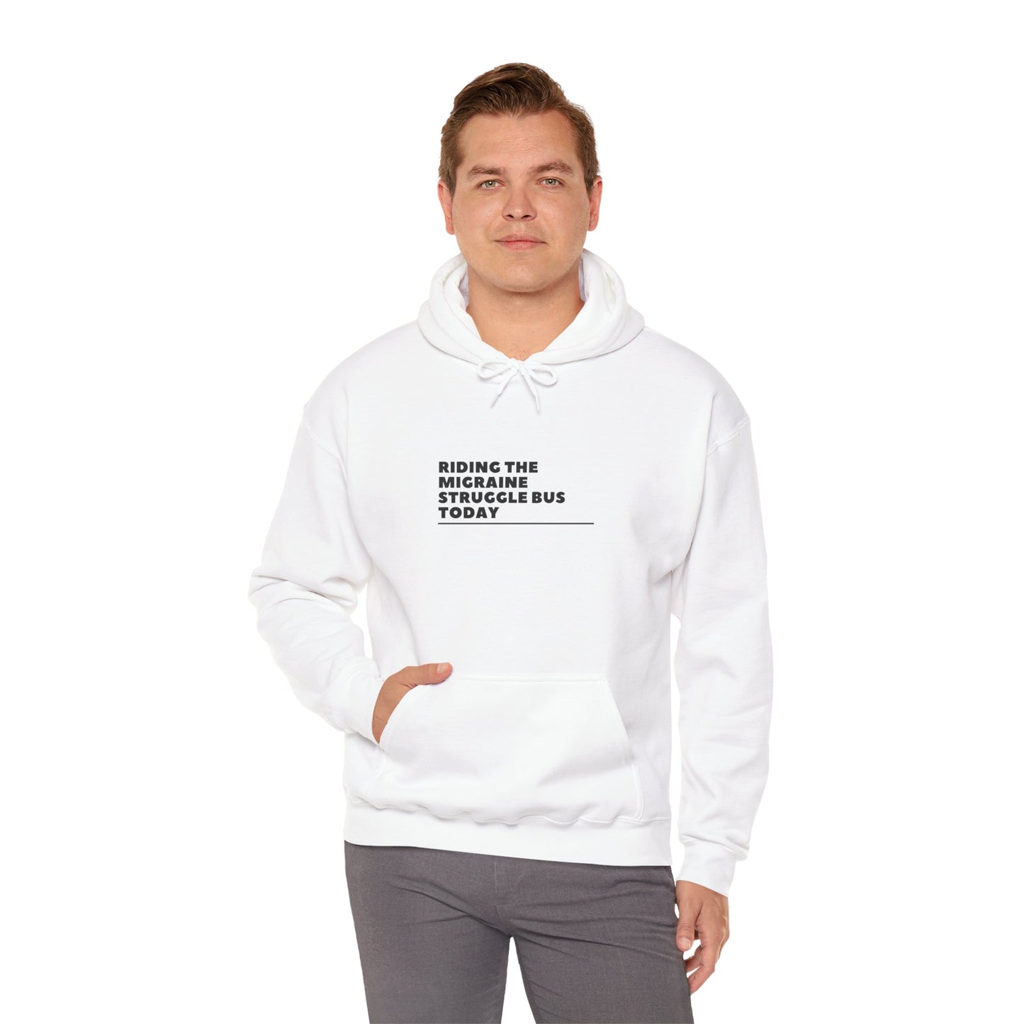 Unisex Migraine Day Invisible Illness Warrior Hooded Sweatshirt