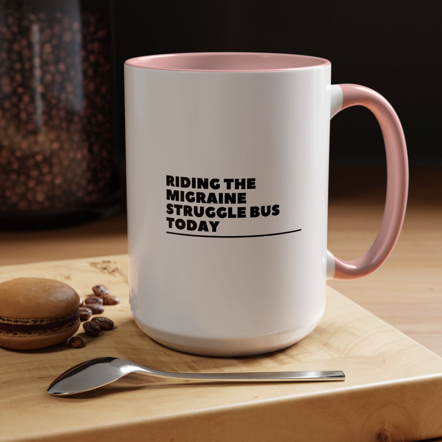 11oz/15oz Migraine Day Invisible Illness Warrior Riding The Migraine Struggle Bus Coffee Mug