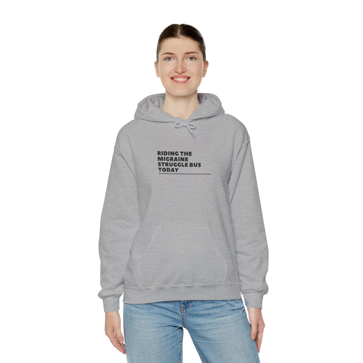 Unisex Migraine Day Invisible Illness Warrior Hooded Sweatshirt