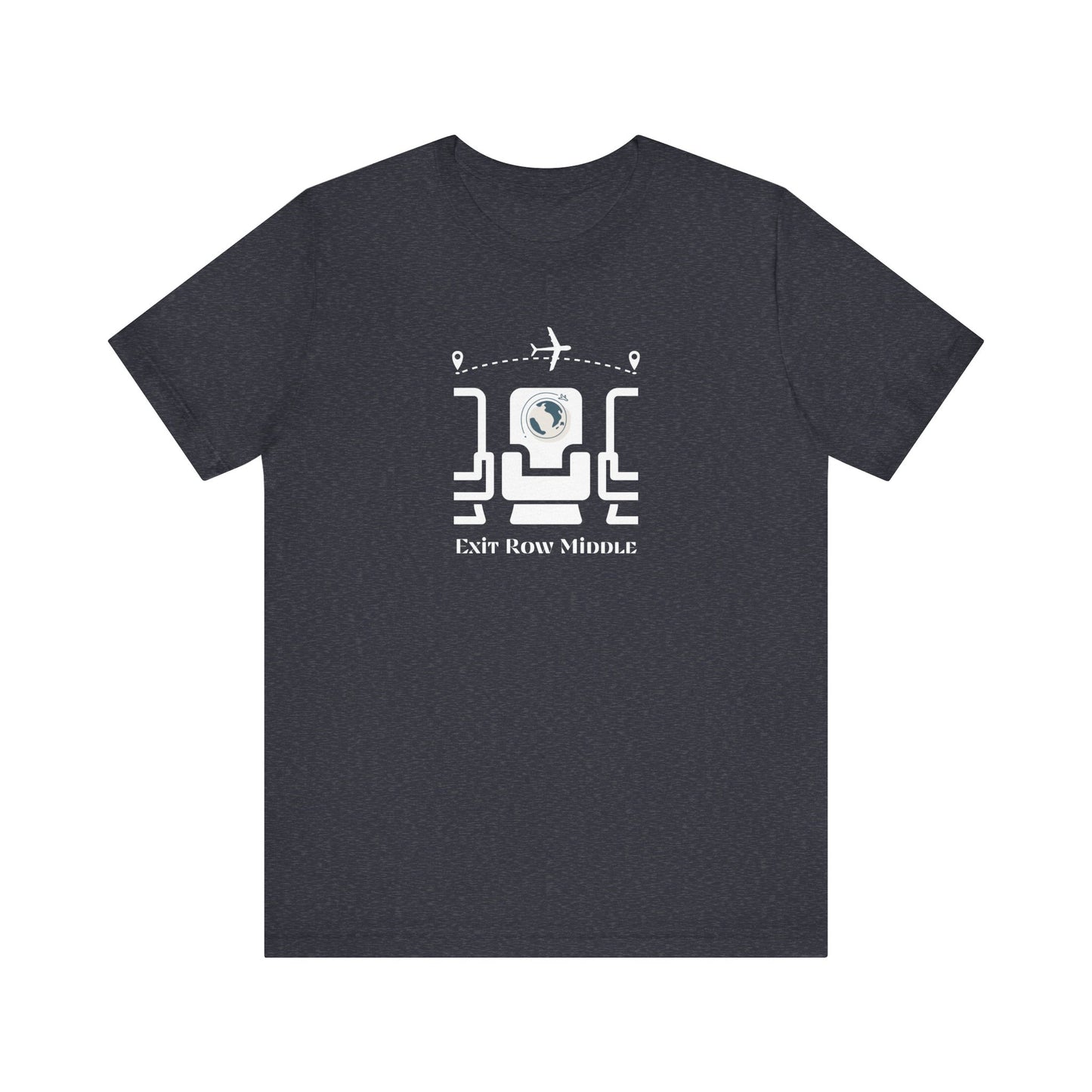 Unisex Jersey Short Sleeve Exit Row Middle Travel T-Shirt