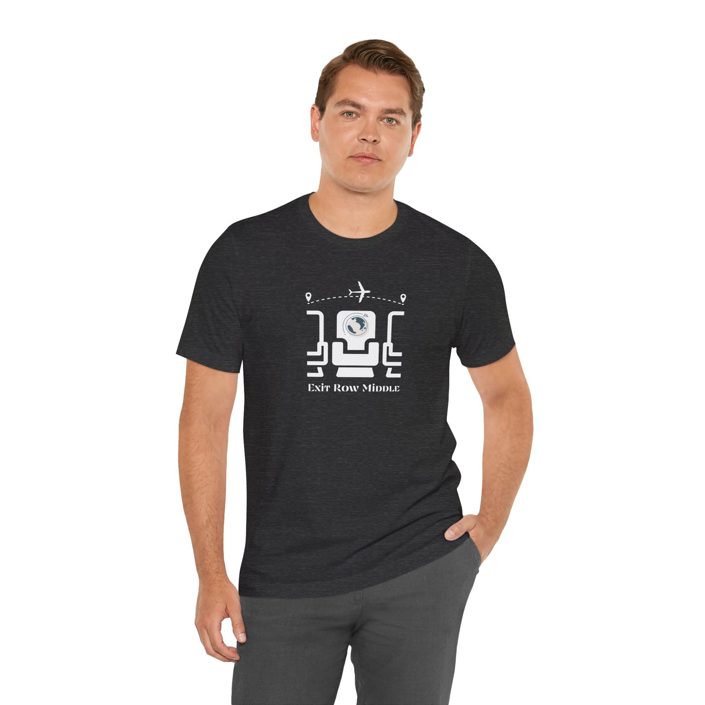 Unisex Jersey Short Sleeve Exit Row Middle Travel T-Shirt