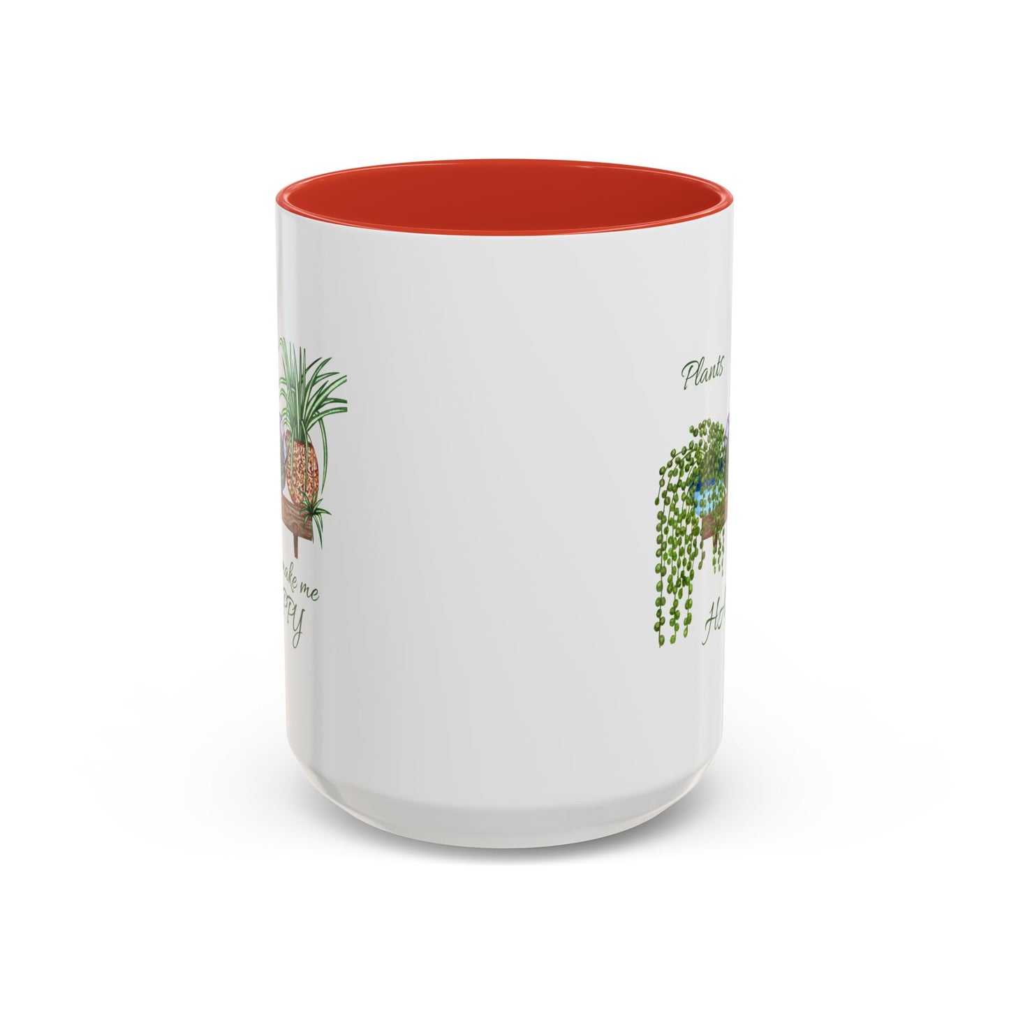 11oz/15oz Garden Themed Plants Make Me Happy Coffee Mug