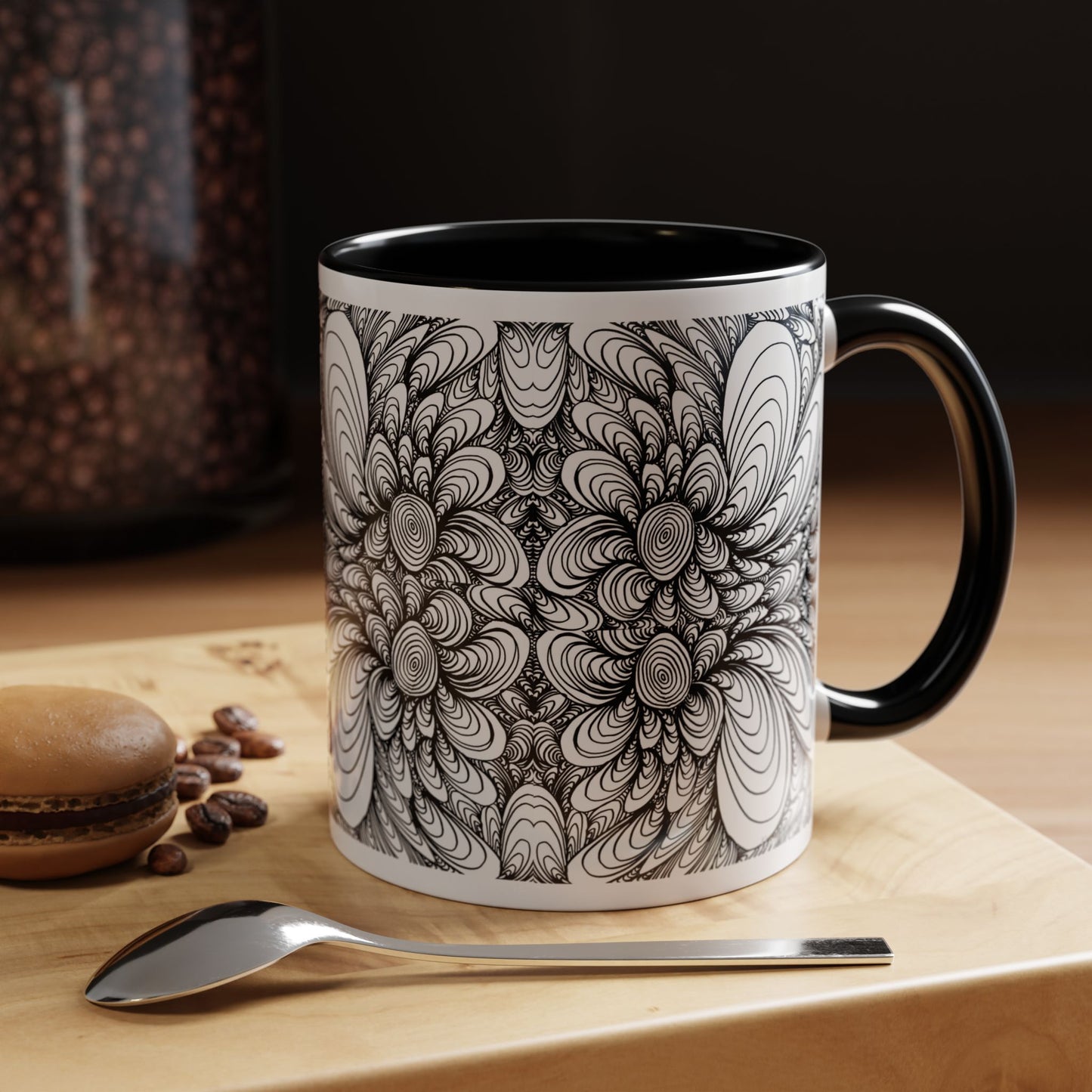 11oz/15oz Original Line Art Mug - Blooms