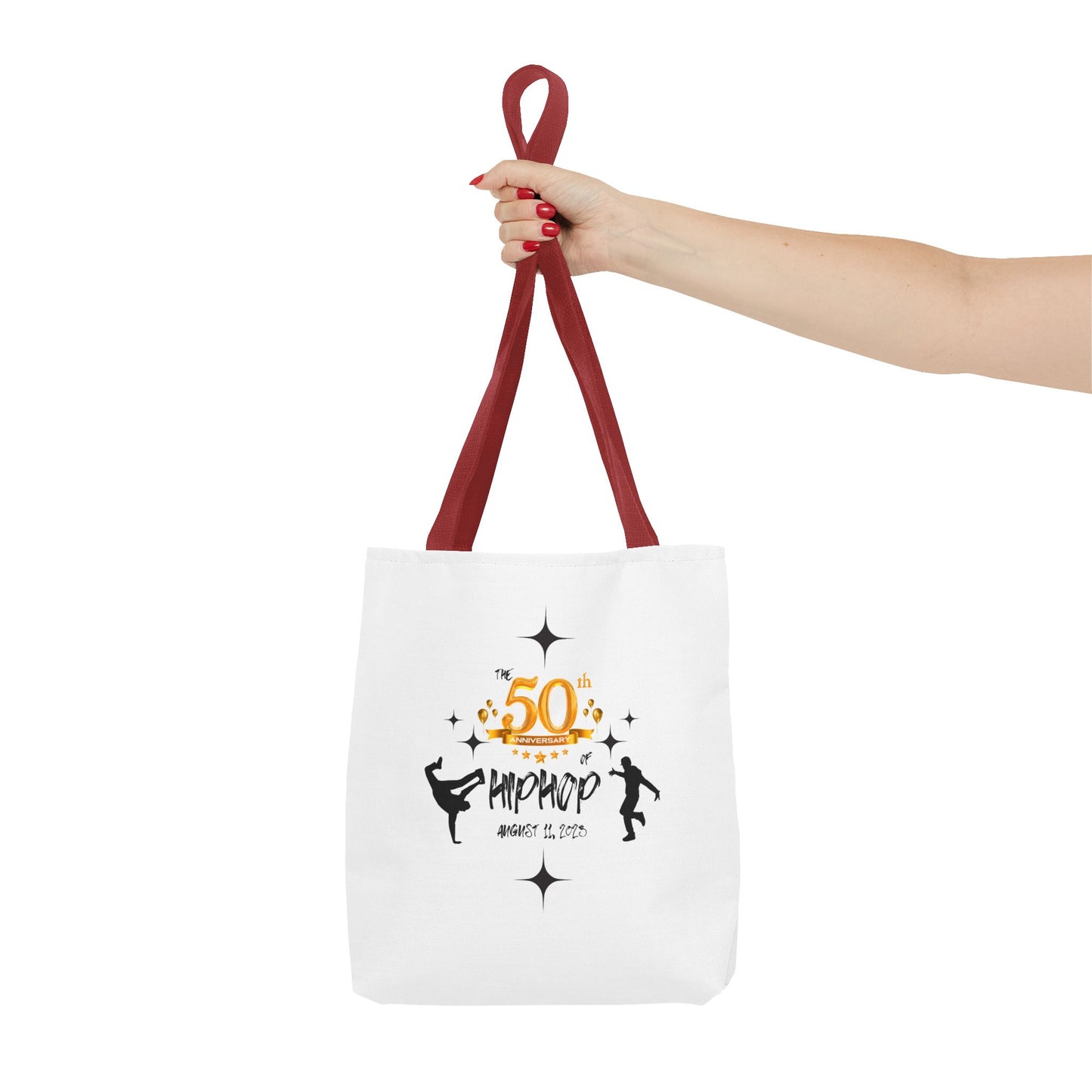 Unisex 50th Anniversary of HipHop August 11, 2023 Commemorative Tote Bag HipHop Anniversary Tote Music Fan Tote Bag Gift For DJ Music Lover