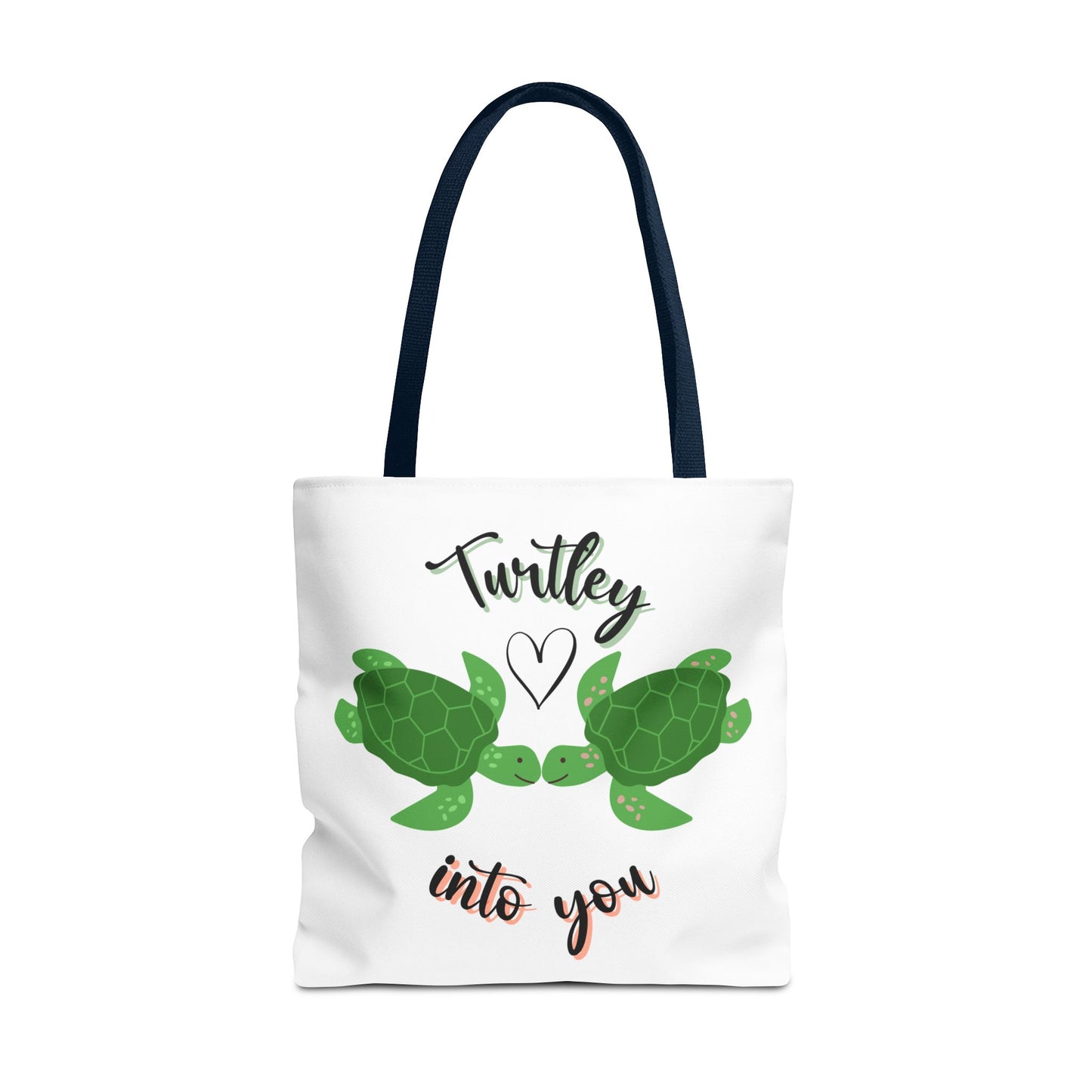 Unisex Cute Turtle Lover Turtley Into You Tote Bag