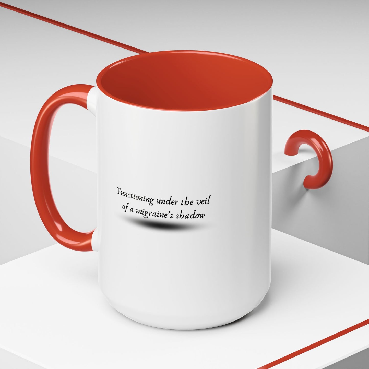 11oz/15oz Migraine Day Invisible Illness Warrior Functioning Under The Veil of a Migraines Shadow Coffee Mug
