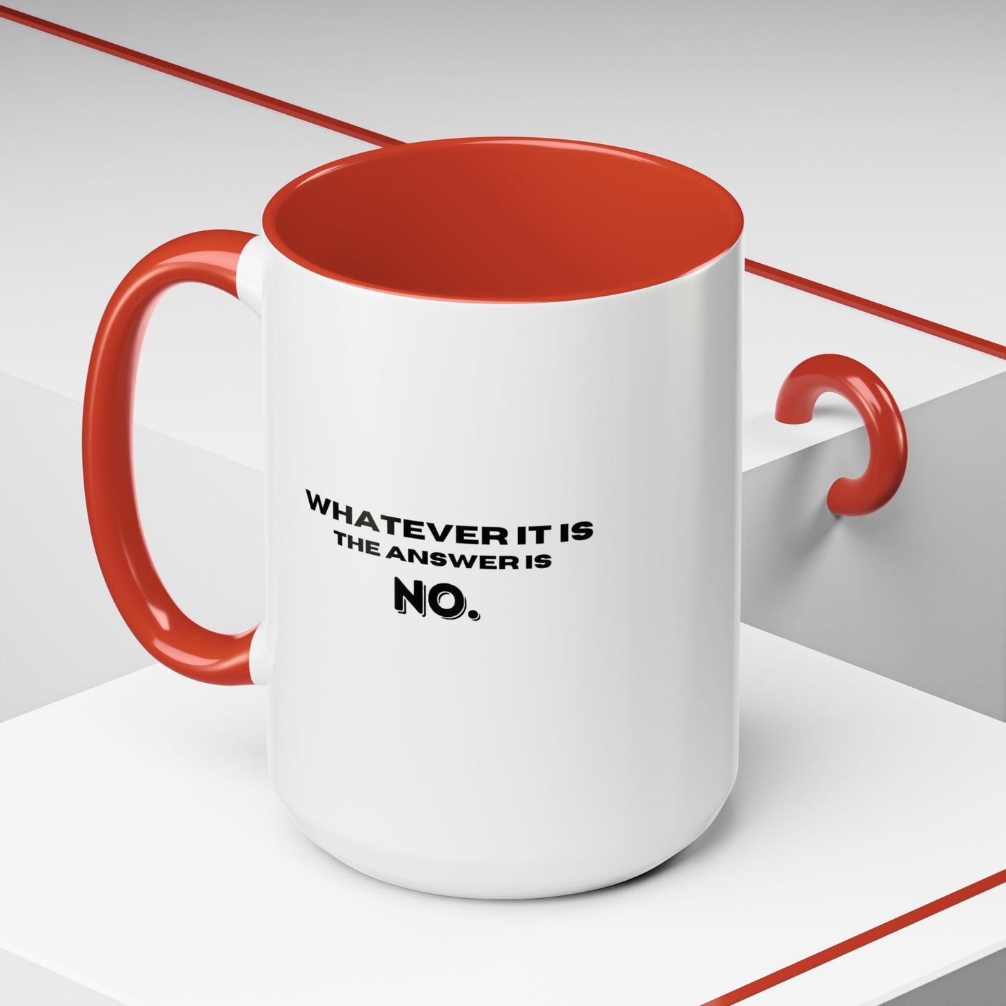 11oz/15oz Self Love Motivational Mental Heath Awareness SAY NO Coffee Mug