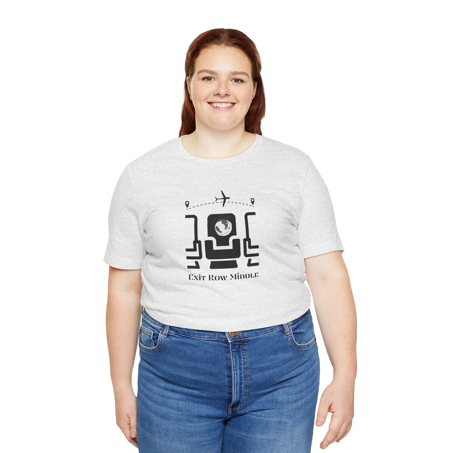 Unisex Jersey Short Sleeve Exit Row Middle Travel T-Shirt