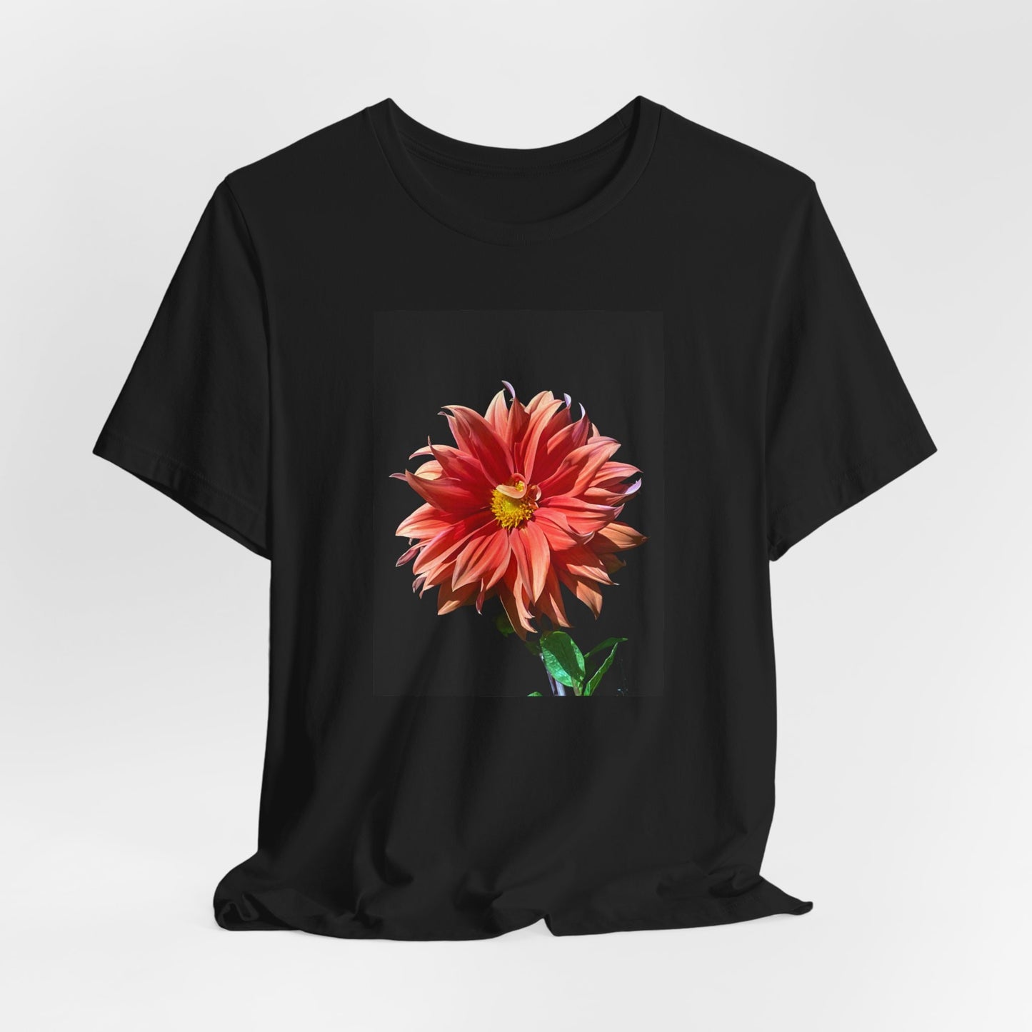 Unisex Jersey Short Sleeve Dahlia Flower T-Shirt
