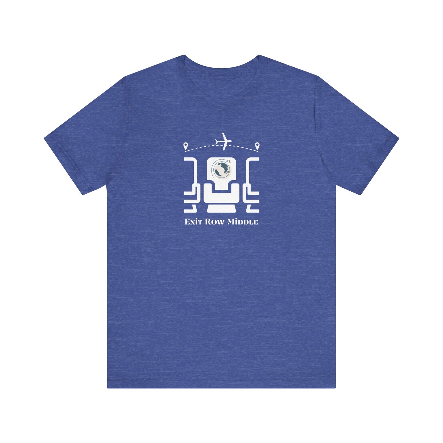 Unisex Jersey Short Sleeve Exit Row Middle Travel T-Shirt