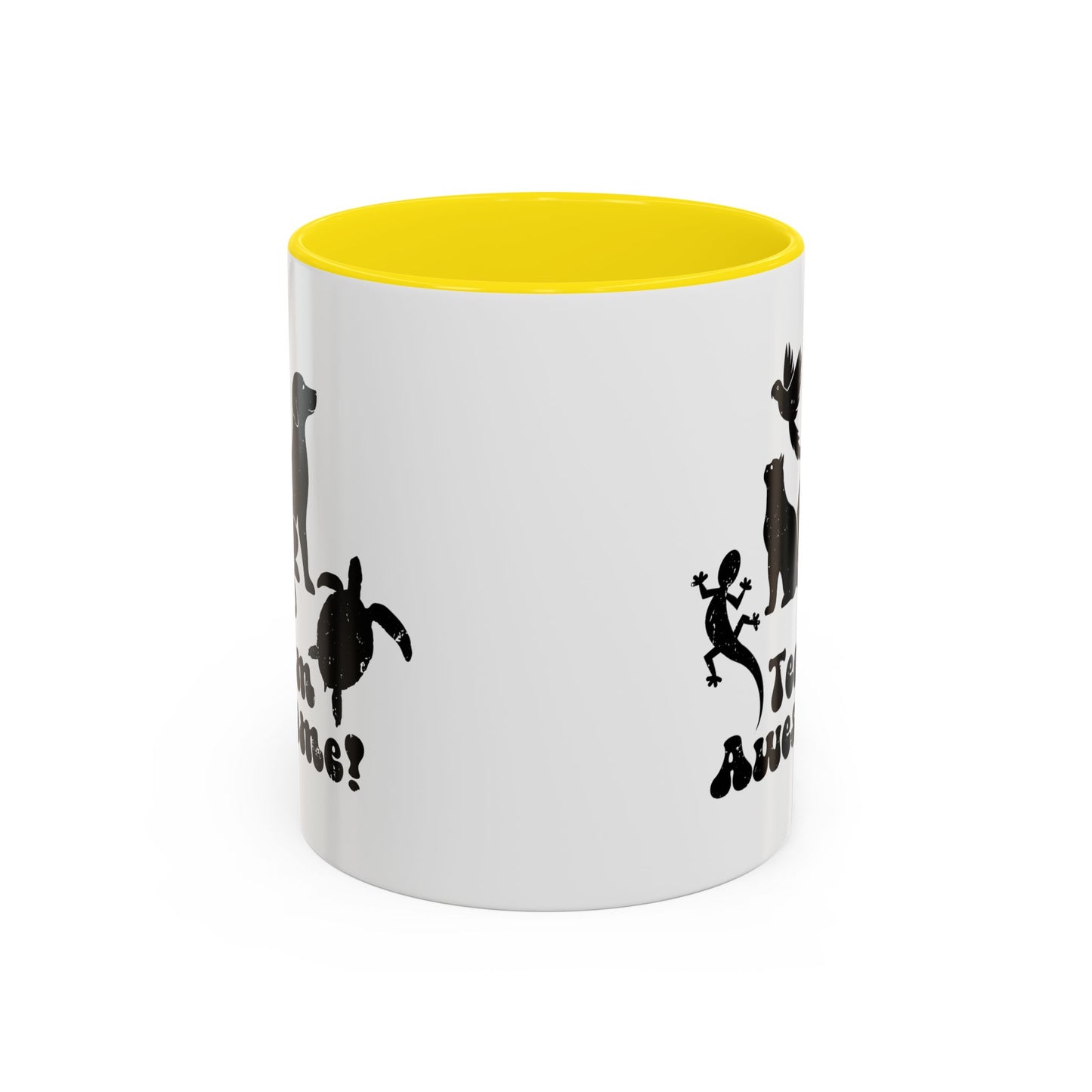 11oz/15oz Animal Lover Lizard Cat Bird Dog Turtle Team Awesome Coffee Mug