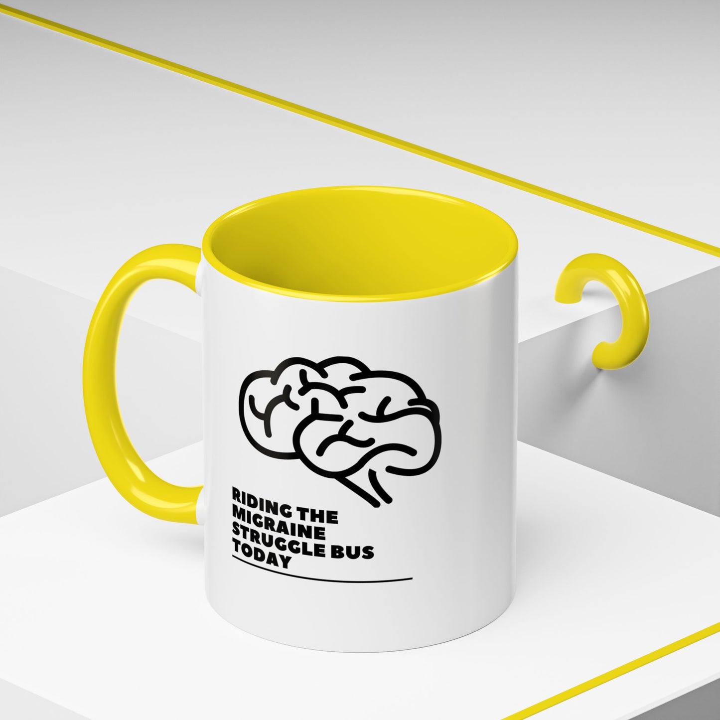 11oz/15oz Migraine Day Invisible Illness Warrior Riding The Migraine Struggle Bus Coffee Mug