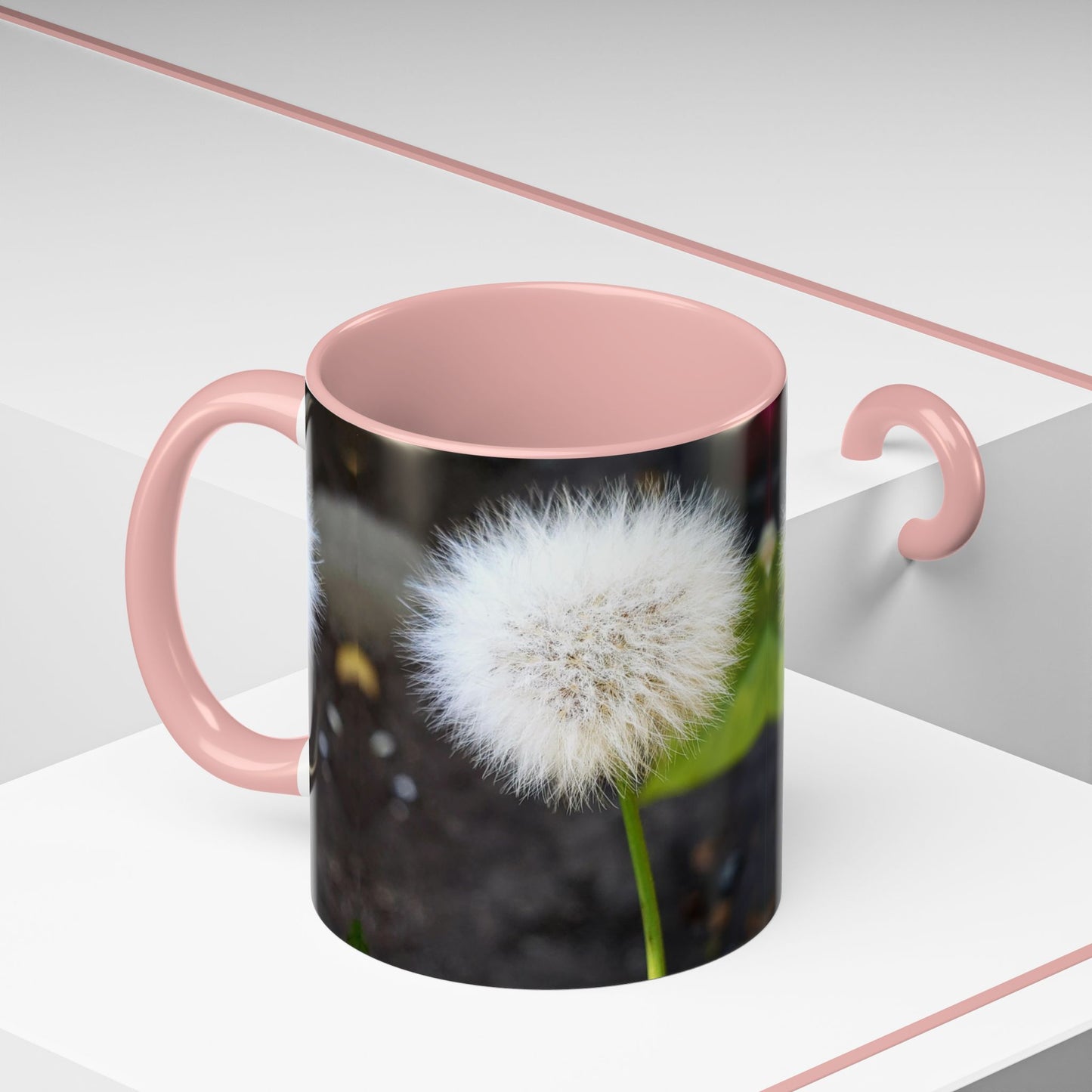 11oz/15oz Garden Themed Dandelion Flower Coffee Mug