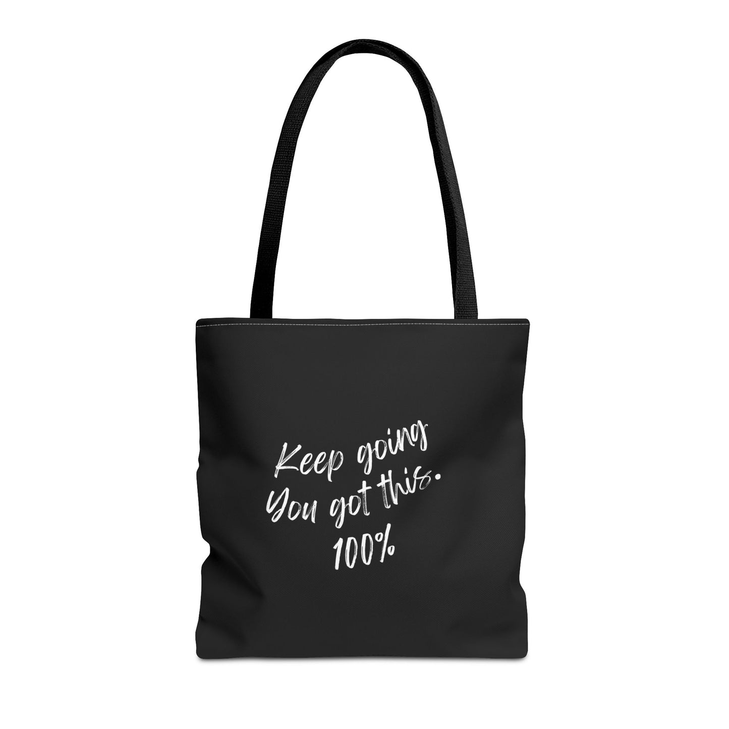 Unisex Positive Motivational Words of Encouragement Mental Health Awareness Reusable Tote Bag