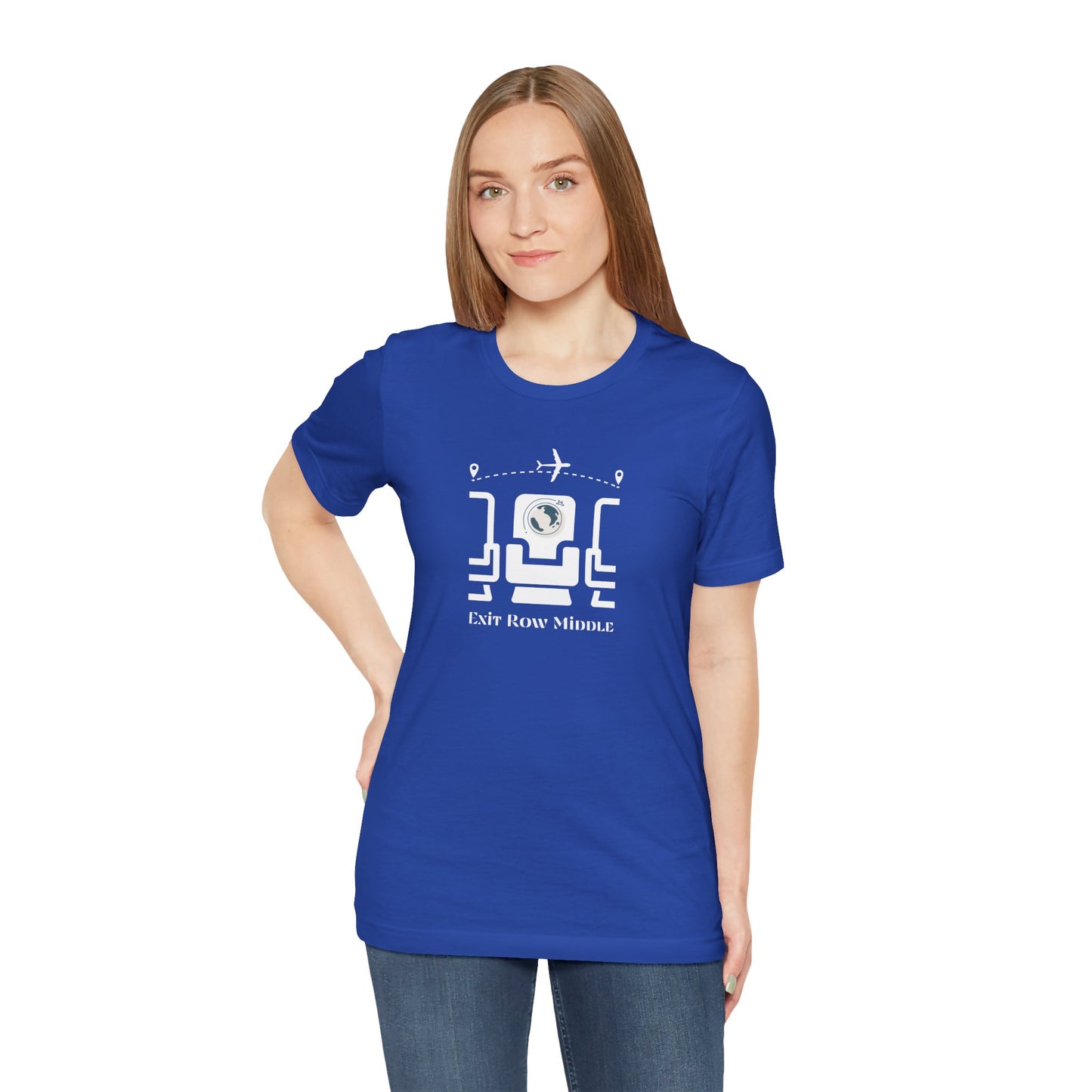 Unisex Jersey Short Sleeve Exit Row Middle Travel T-Shirt