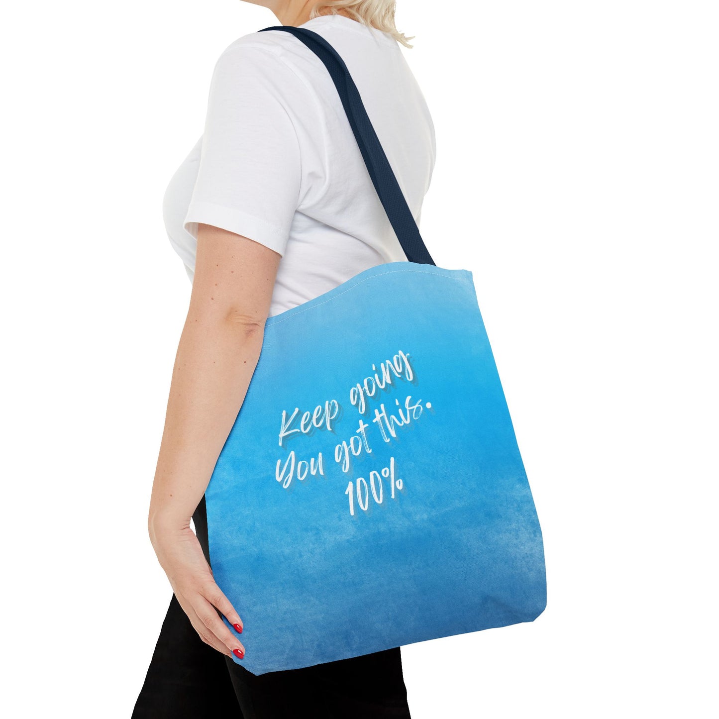 Unisex Motivational Tote Bag Words of Encouragement Mental Health Awareness Reusable Tote Bag